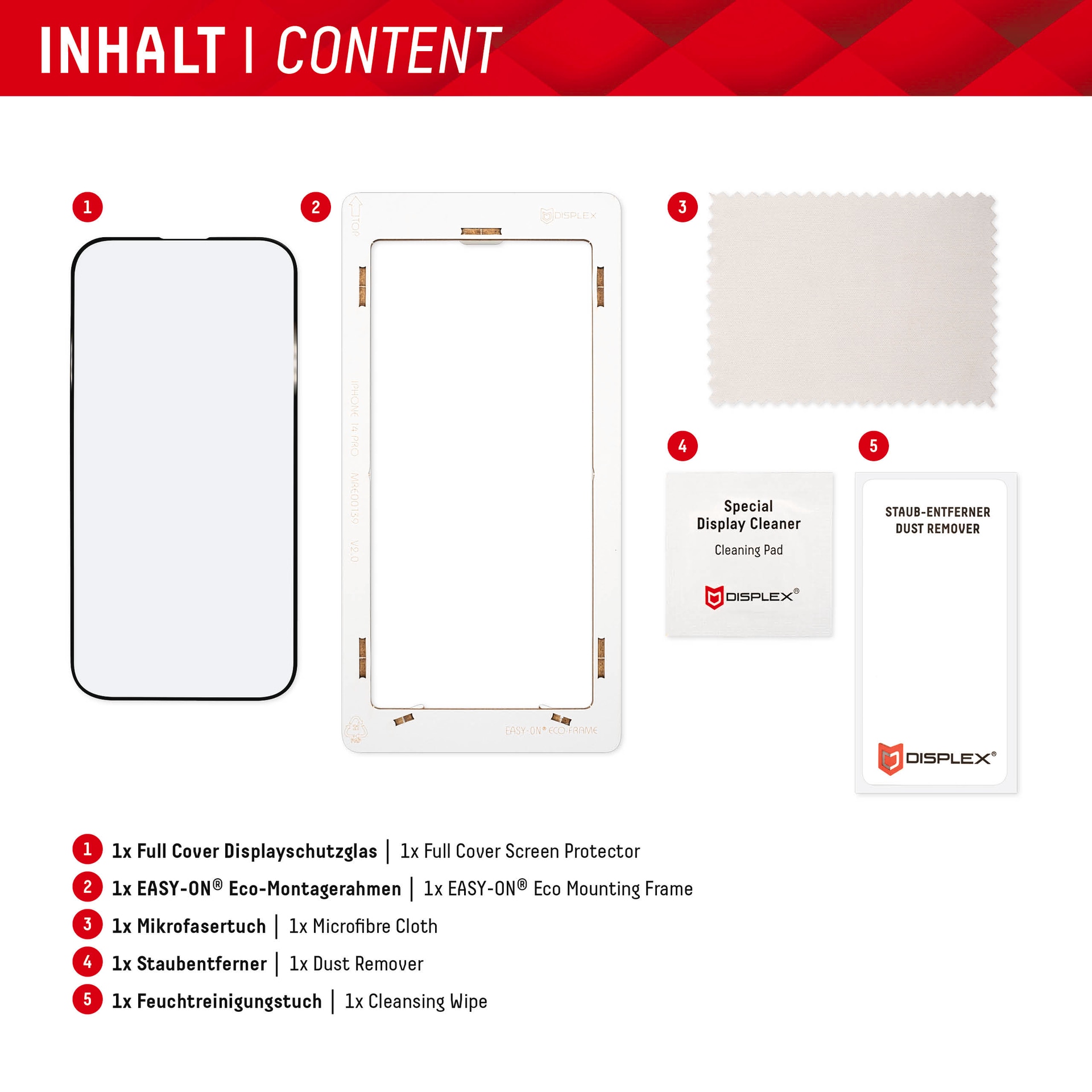 Displex Displayschutzglas »Real Glass«, für Samsung Galaxy S23 FE, Displayschutzfolie Displayschutz kratzer-resistent 10H splitterfest