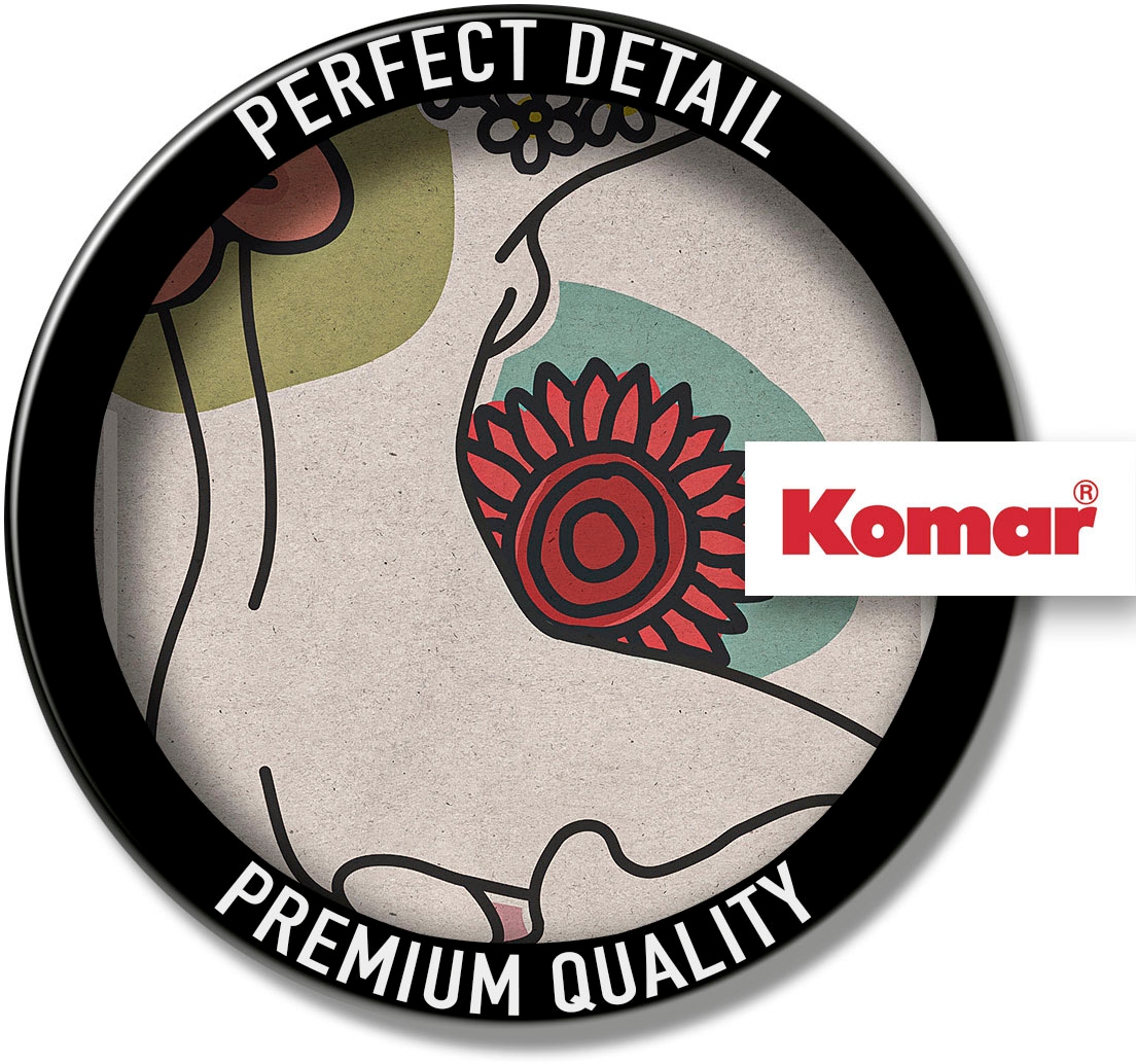 Komar Wandbild »Rosalie«, (1 St.), Deutsches Premium-Poster Fotopapier mit seidenmatter Oberfläche und hoher Lichtbeständigkeit. Für fotorealistische Drucke mit gestochen scharfen Details und hervorragender Farbbrillanz.