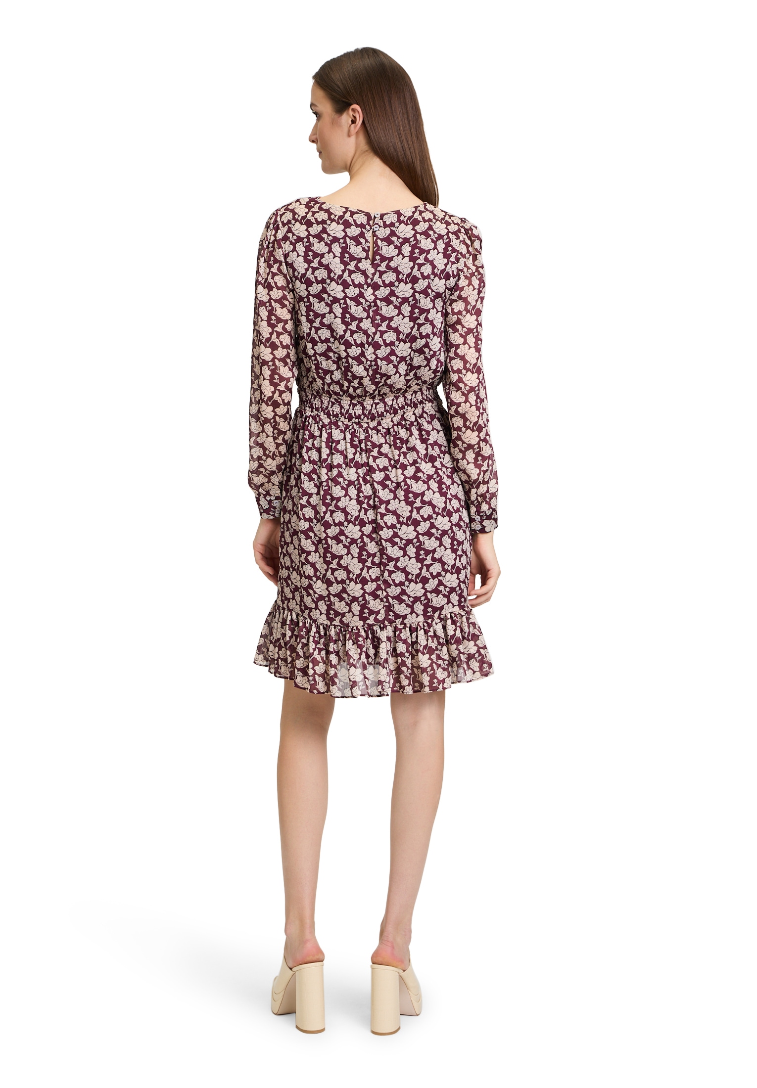 Cartoon Chiffonkleid »Chiffonkleid mit Rüschen«