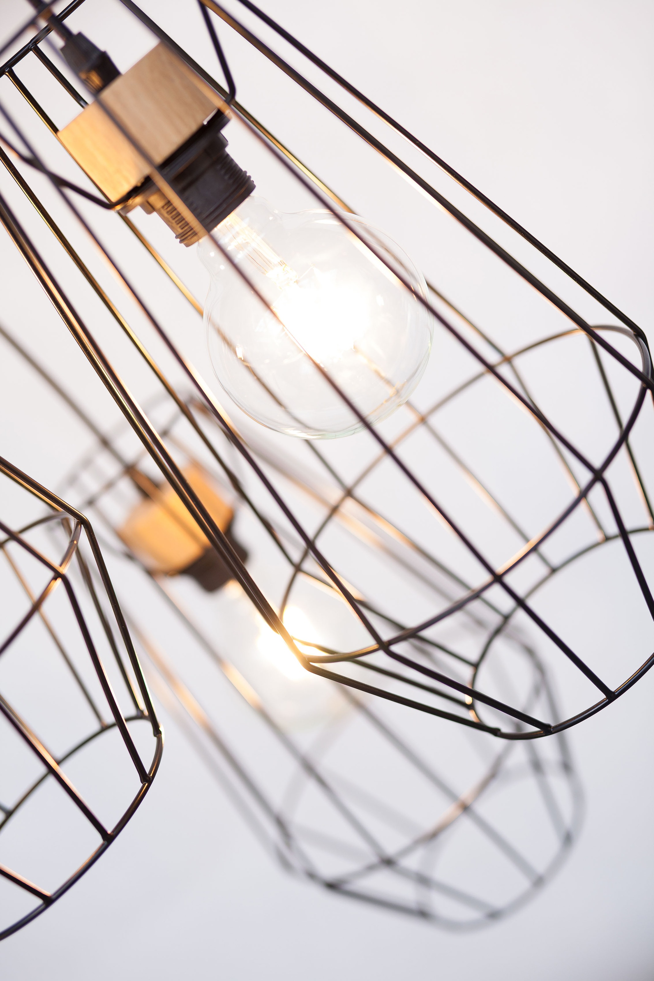 BRITOP LIGHTING Hängeleuchte »Endorfina«, 3 flammig, Leuchtmittel E27 | ohne Leuchtmittel-Leuchtmittel wechselbar, Dekorative Leuchte aus Metall, passende LM E27 / exkl., Made in Europe