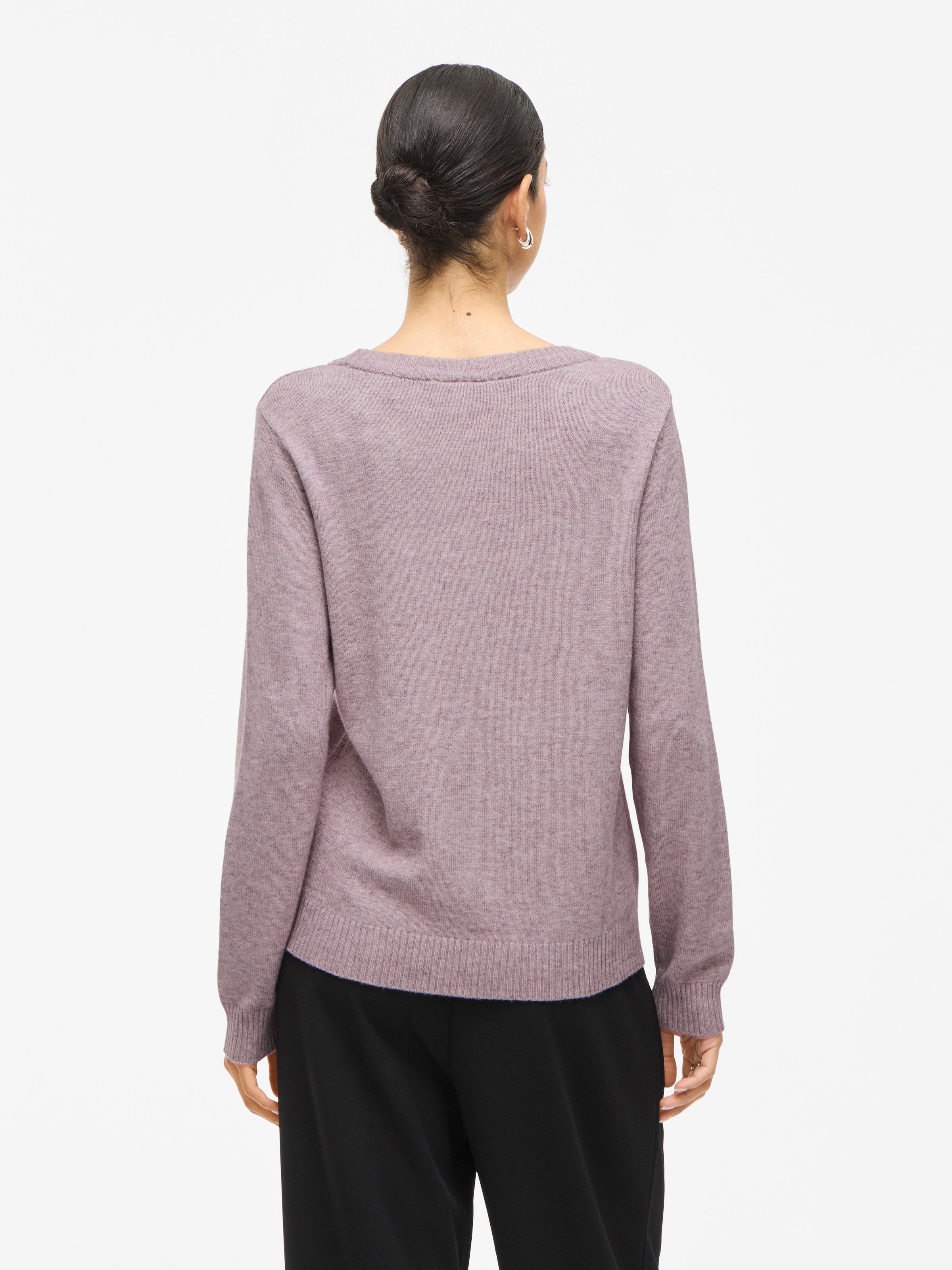 Vila Rundhalspullover »VIRIL O-NECK L/S  KNIT TOP - NOOS« Viskosemischung, regular fit