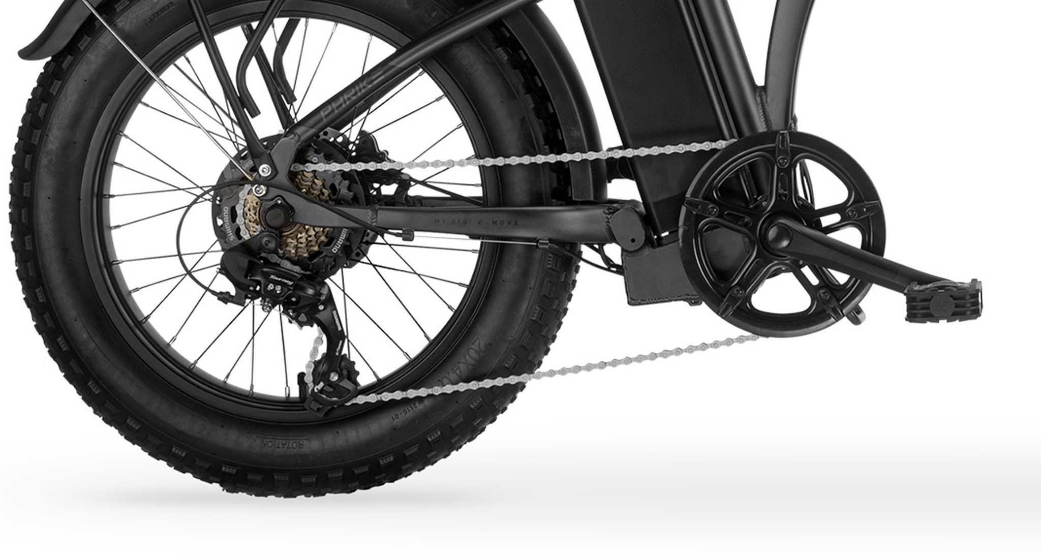 MBM E-Bike »Elektro-Falt-Fahrrad PHRIKE 20 Zoll, schwarz«