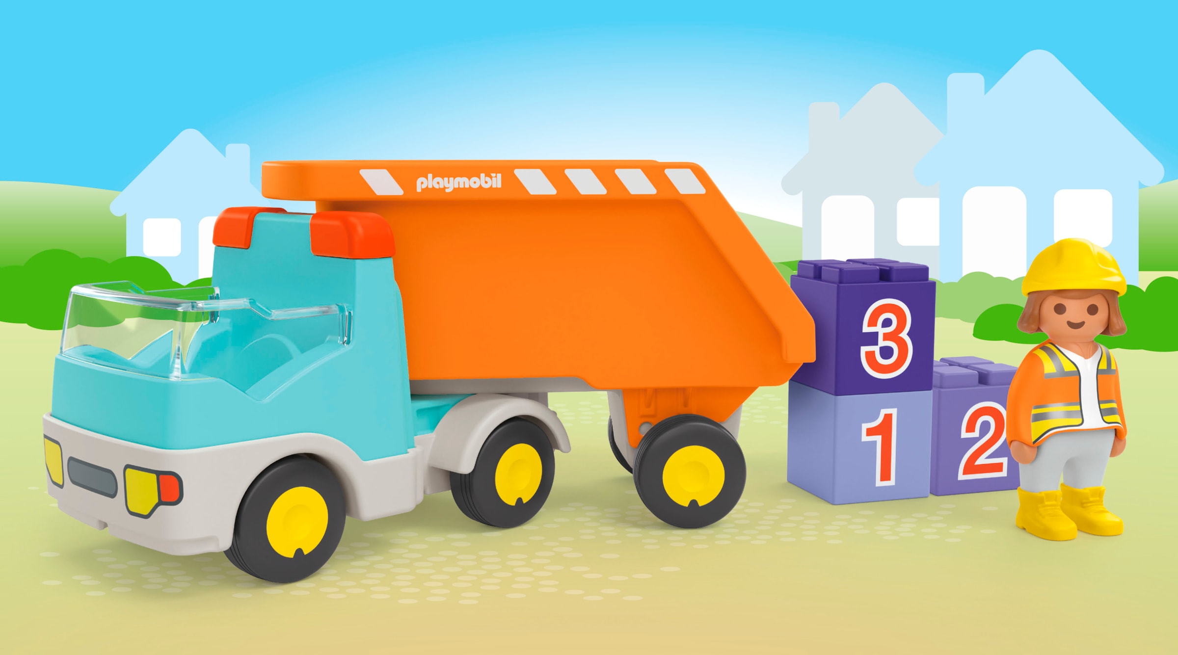 Playmobil® Konstruktions-Spielset »Kipplaster (71685), JUNIOR« Made in Europe