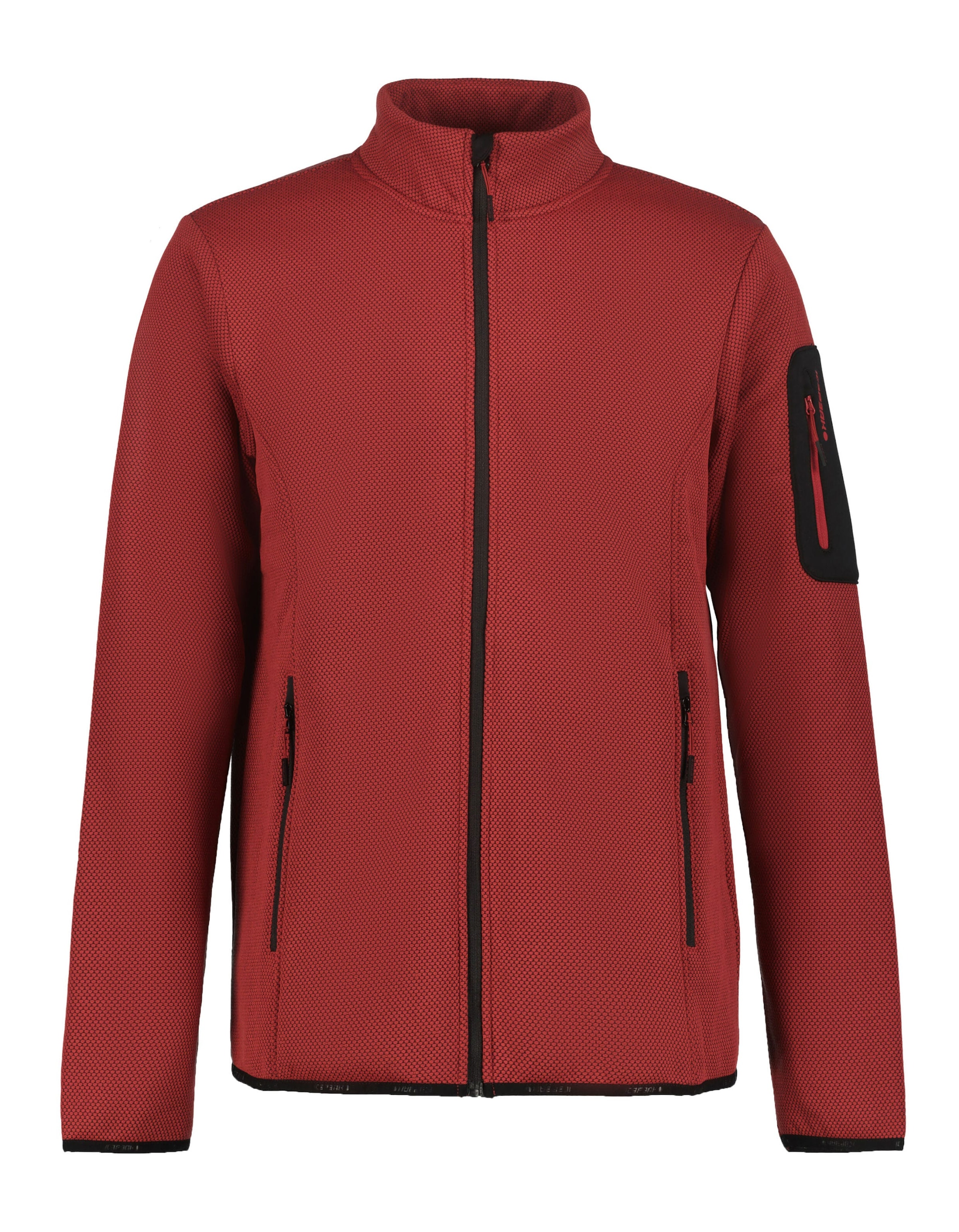 Icepeak Fleecejacke »BREDSTEDT« sportlicher Stil, mit Stehkragen, mit Reißverschlusstaschen