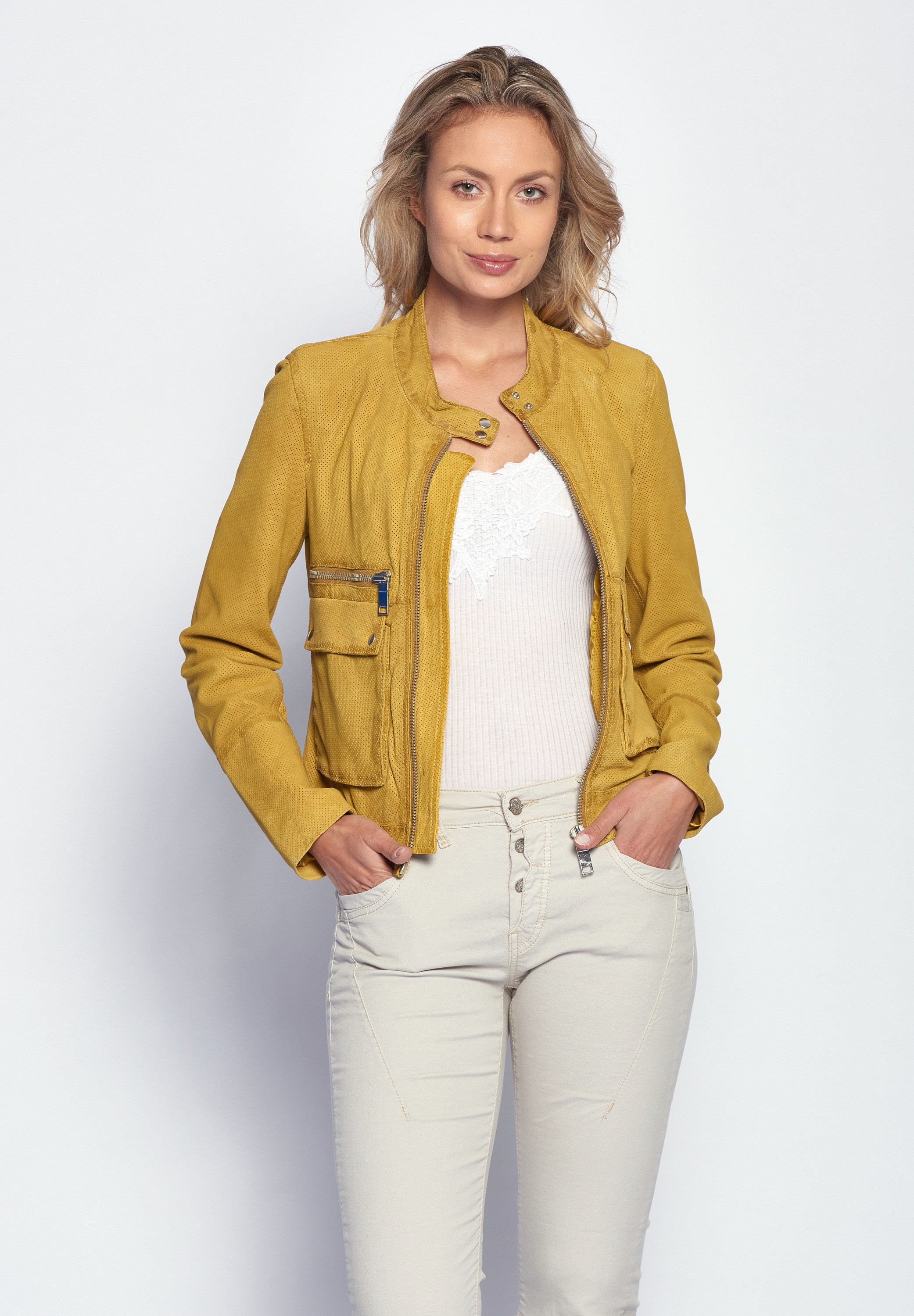 Maze Lederjacke »Lederjacke Clermont«