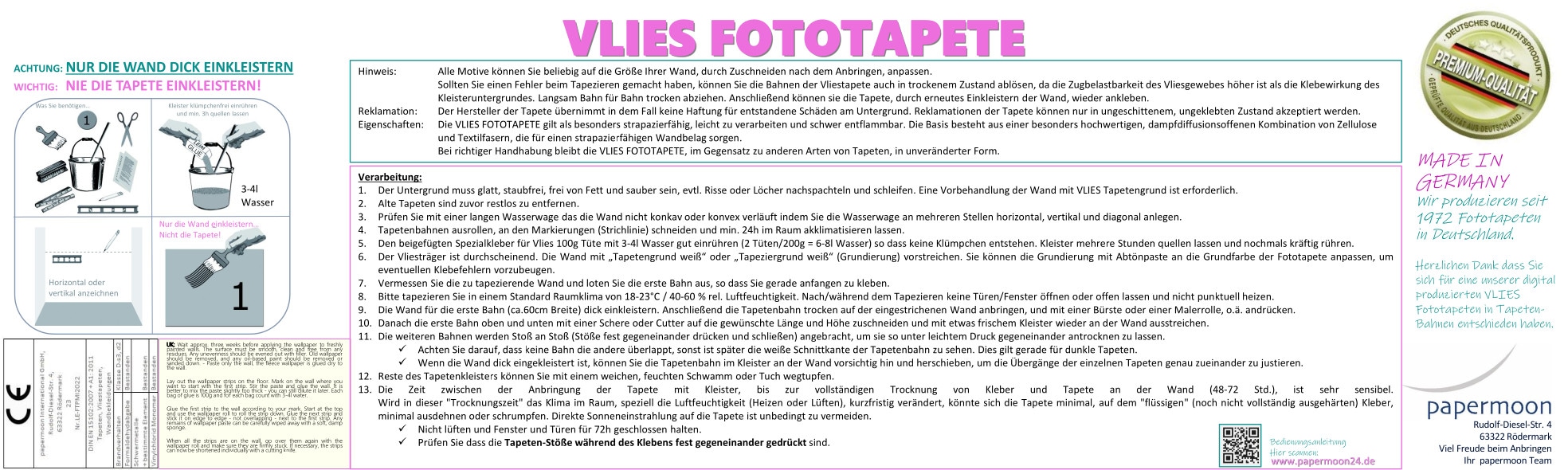 Papermoon Fototapete »Blooming Peonies«