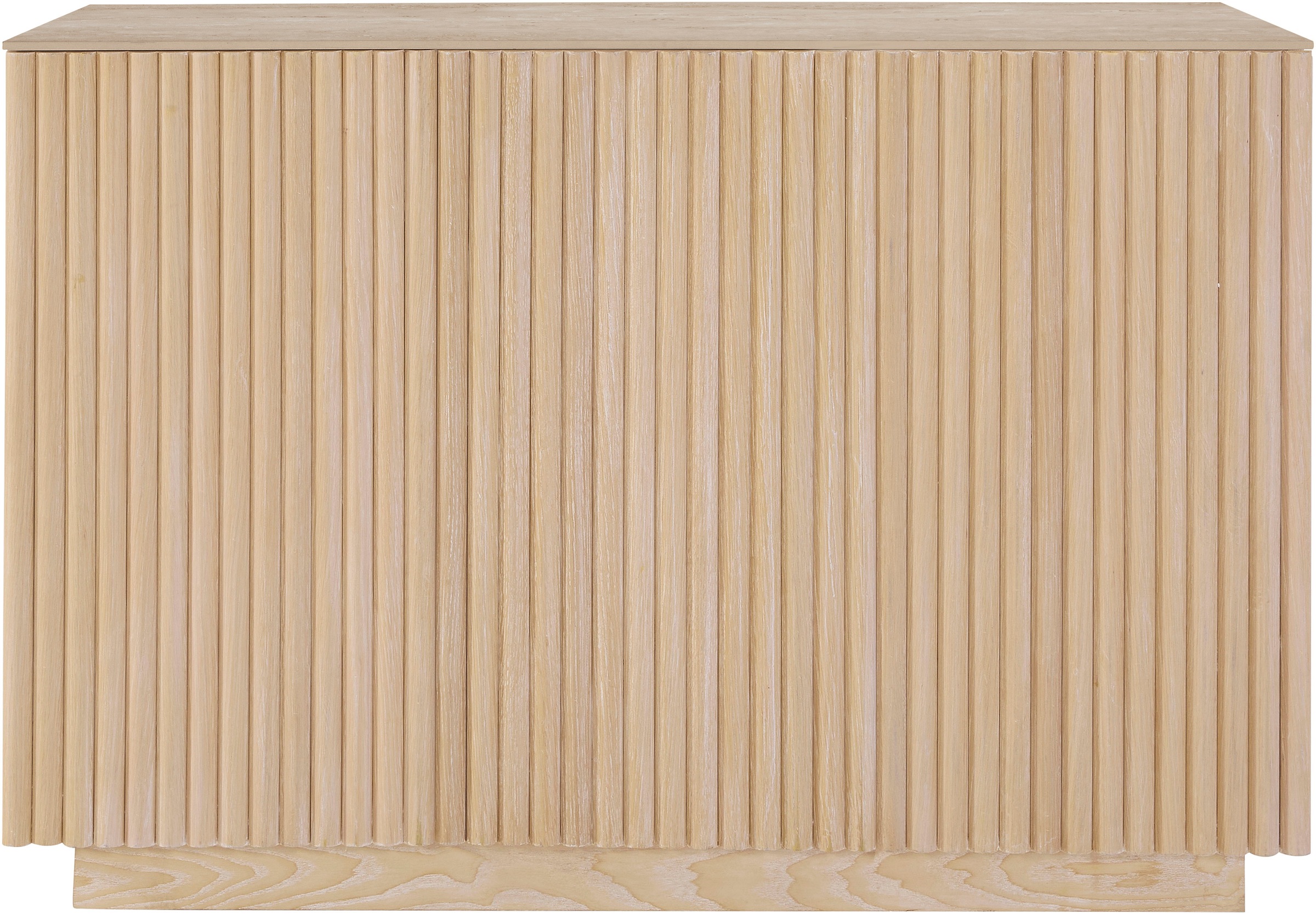 homsy by Ana Johnson Sideboard »Solva« Holzoptik aus Esche, geriffelte Front, Keramikplatte, Breite 119 cm