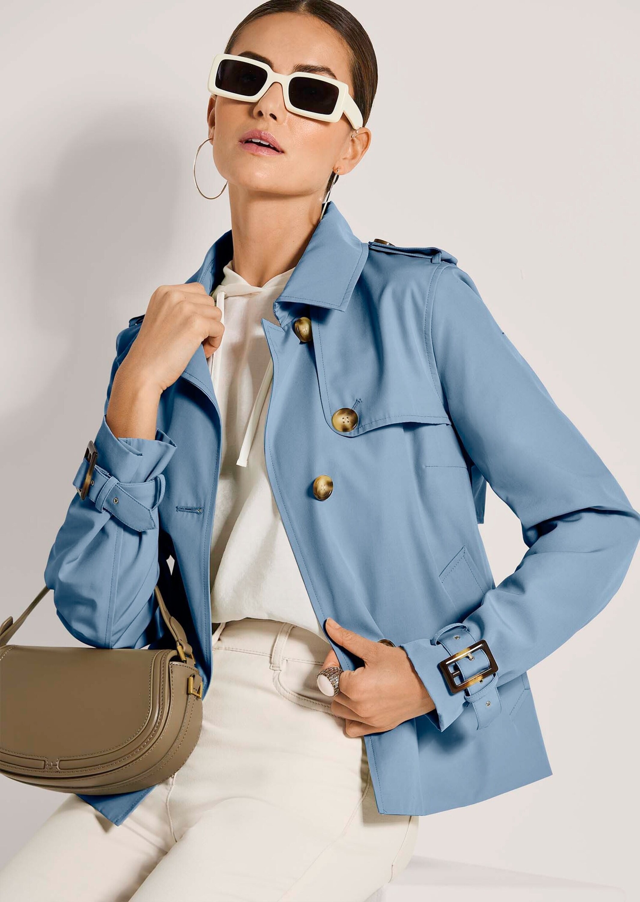 MADELEINE Trenchcoat »Kurzjacke Verkürzte Trenchjacke mit Taschen«