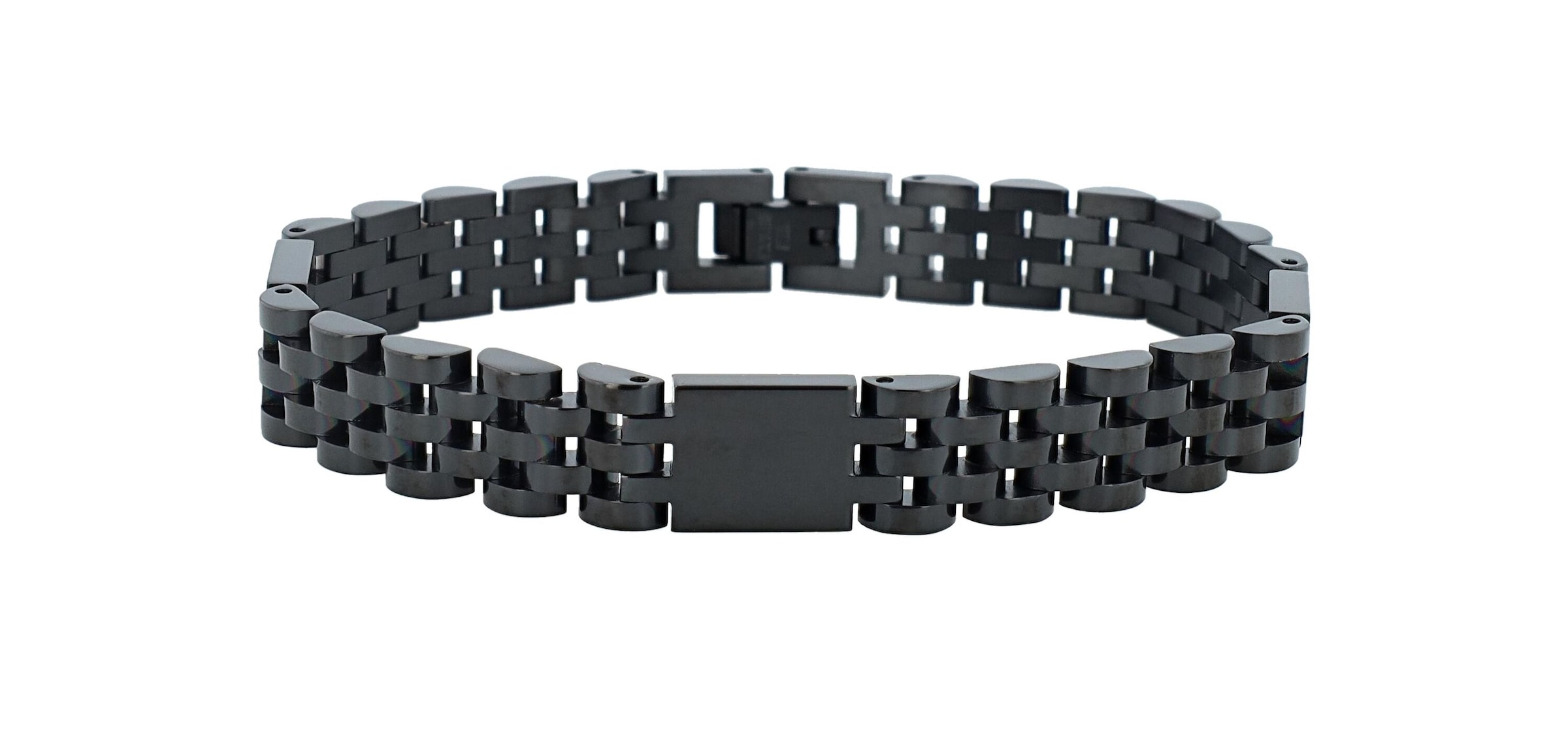 Adelia´s Gliederarmband »Herren Armband ¿ Gliederarmband aus Edelstahl 21 cm«