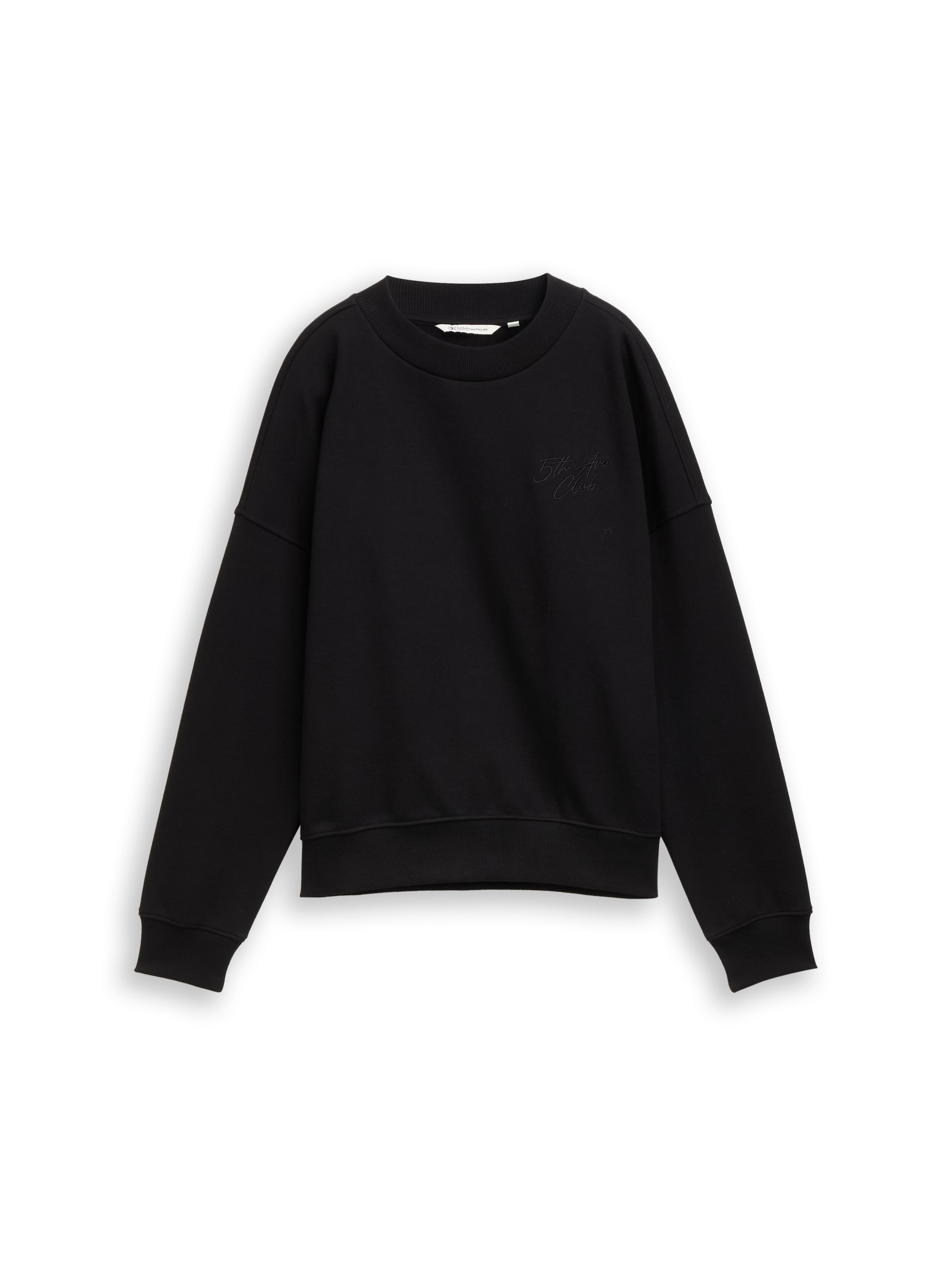 TOM TAILOR Denim Sweatshirt , mit Rippbündchen
