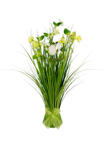I.GE.A. Kunstgras »Gasbund«, (1 St.), mit feinen Blüten und Schleife kaufen