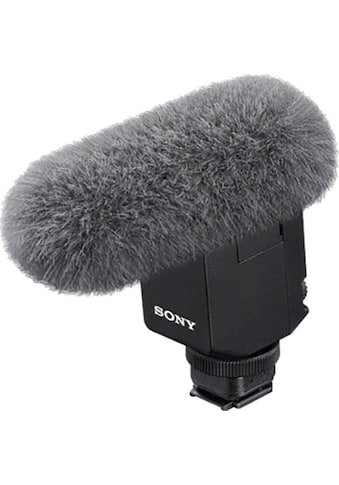 Mikrofon »Shotgun-Mikrofon ECM-B10 (Kompakt, Kabellos, Batterielos)«, (1 tlg.)