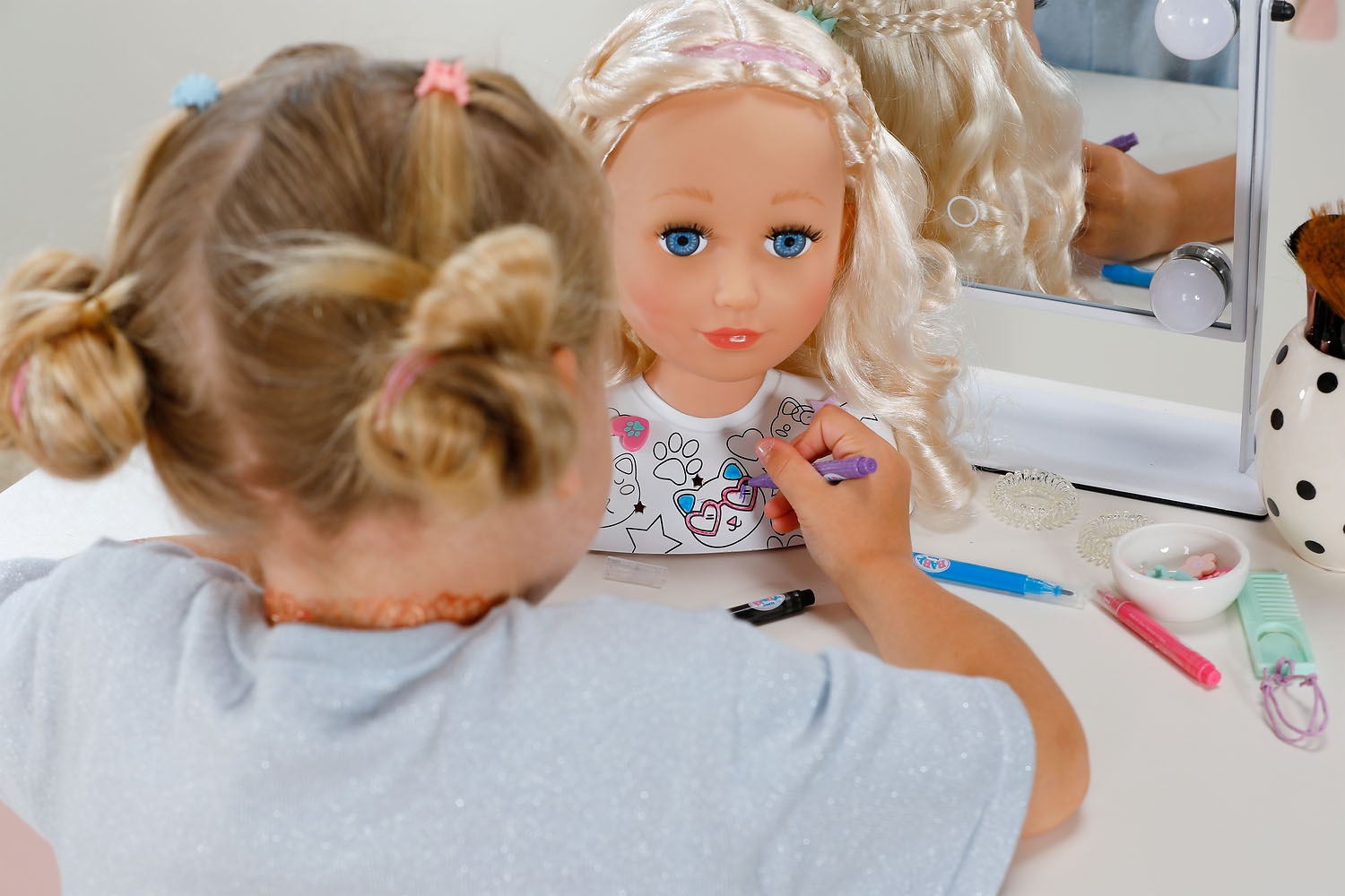 Baby Born Frisier- & Schminkkopf »Stylingkopf Kreativ« mit Zubehör