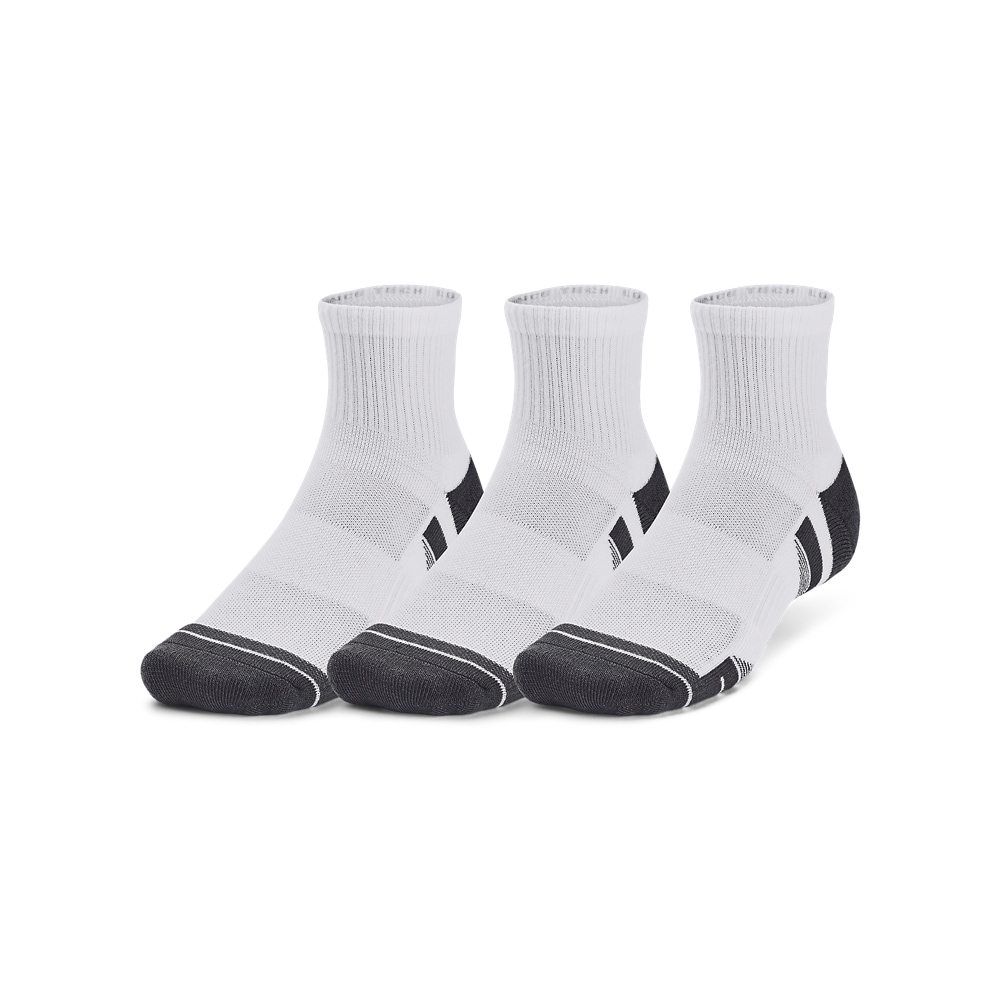 Under Armour® Sportsocken »UA PERFORMANCE TECH 3PK QTR« 3 Stk. tlg. für vielseitige Aktivitäten, mit Elasthan-Anteil, sportlicher Stil