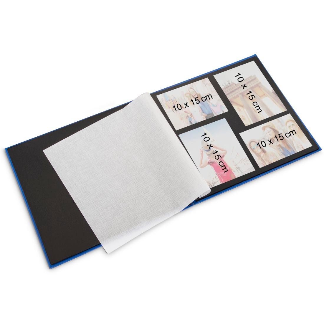 Hama Fotoalbum »Fine Art, cm, 3 | 32 Jahre x Photoalbum ➥ Blau« 36 50 UNIVERSAL Seiten, XXL Garantie