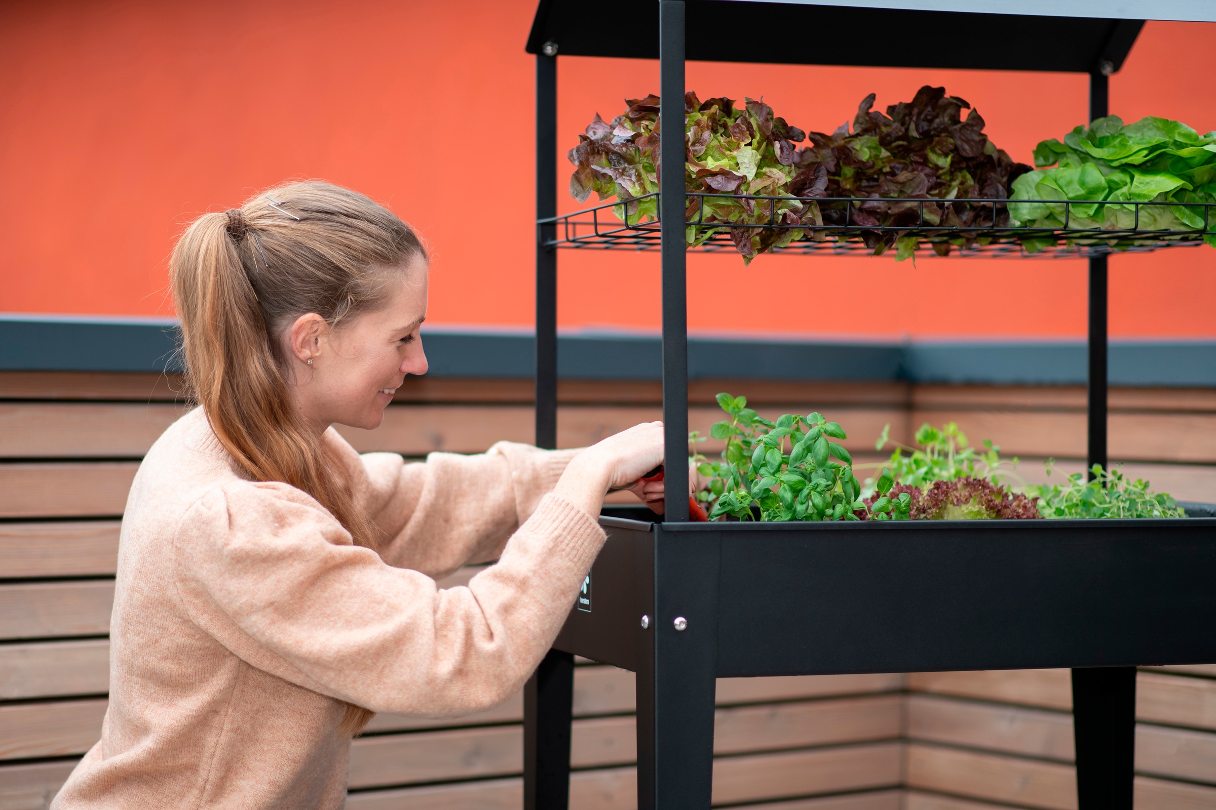 Herstera Garden Hochbeet »Urban Kräuterfabrik«, 52 l, BxTxH: 75x50x150 cm