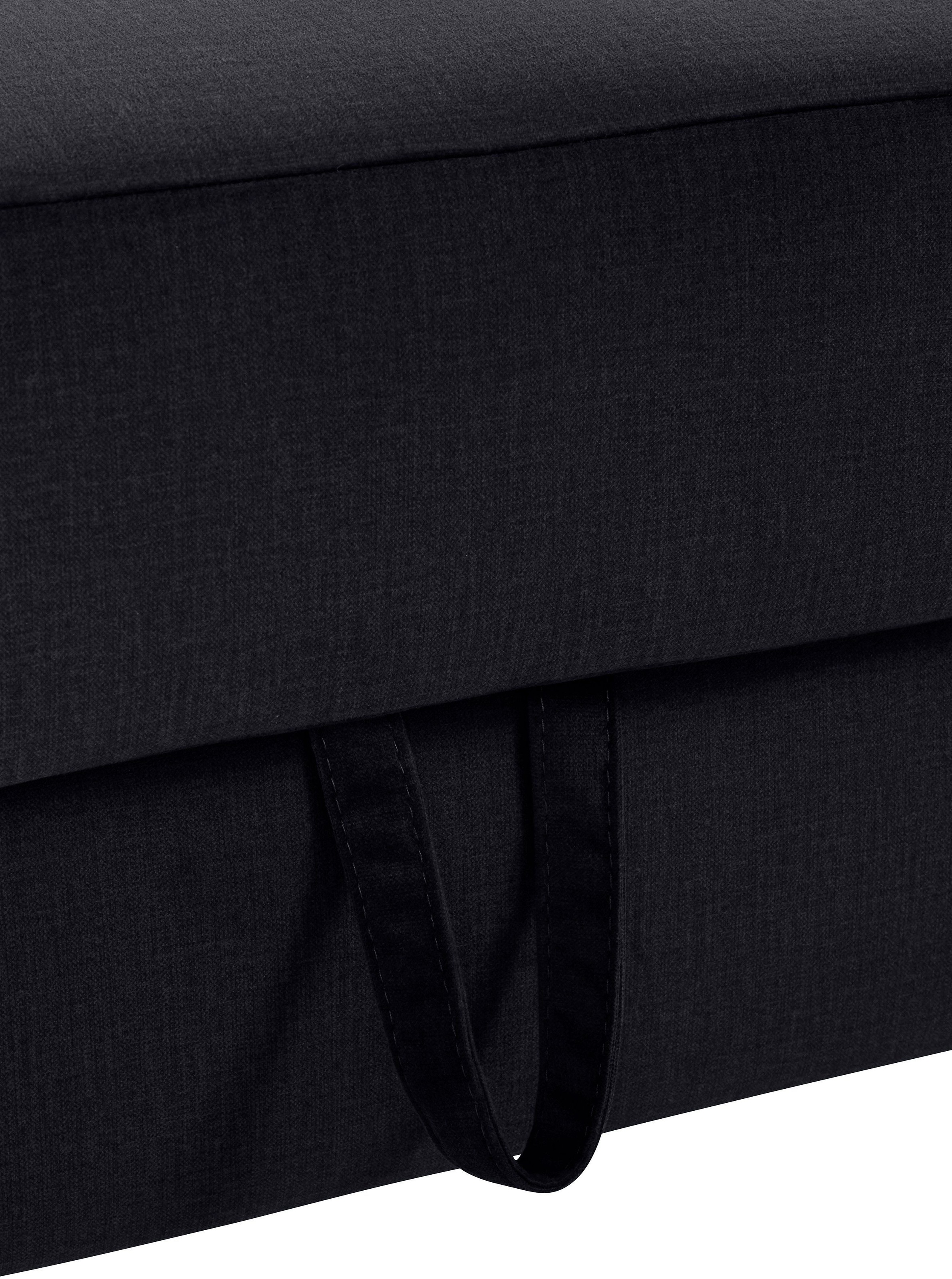 COTTA Polstergarnitur »Morven L-Form«, (Set), Set bestehend aus: Ecksofa mit Kopfteilverstellung & Hocker