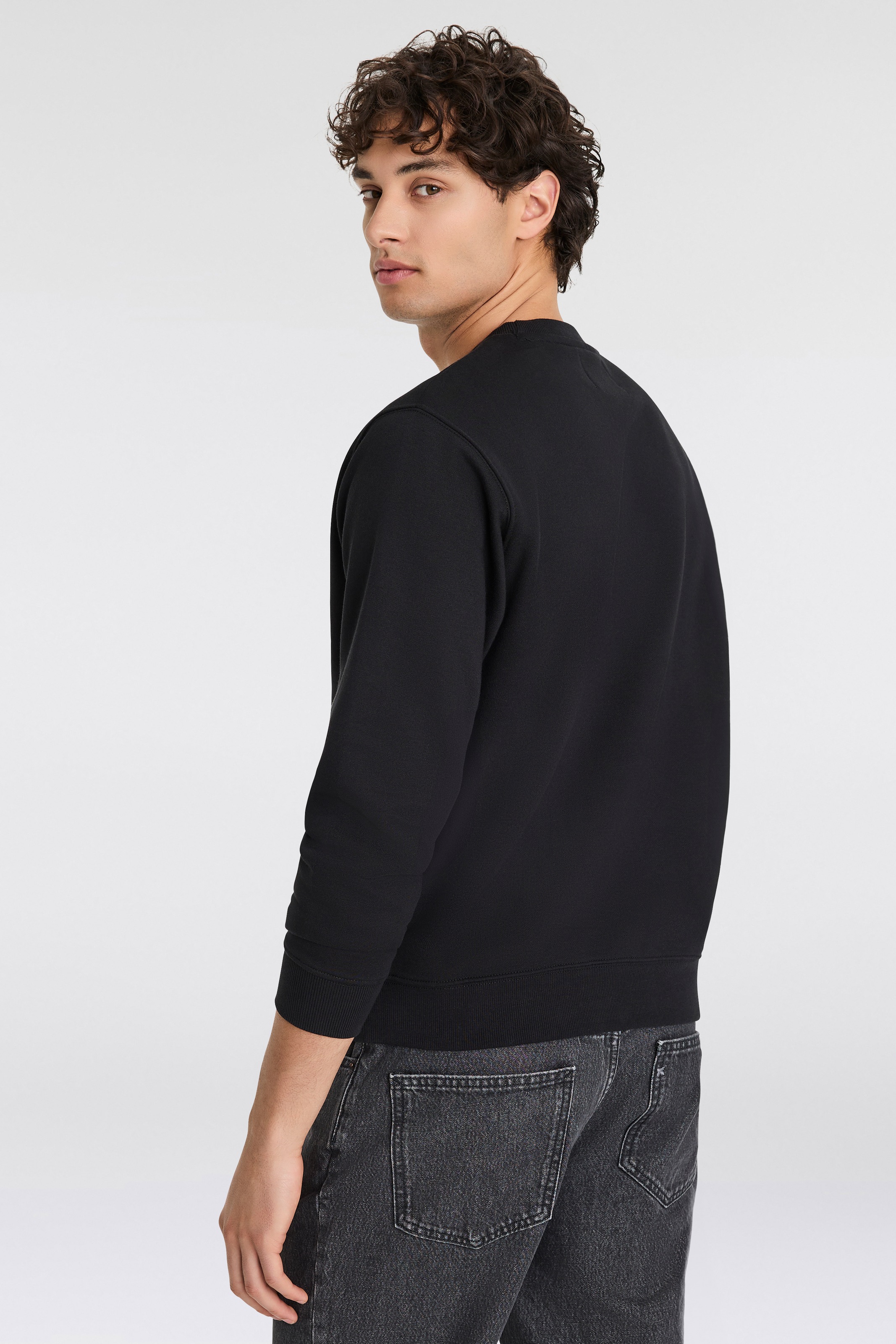Replay Sweatshirt , mit V-Einsatz am Halsausschnitt
