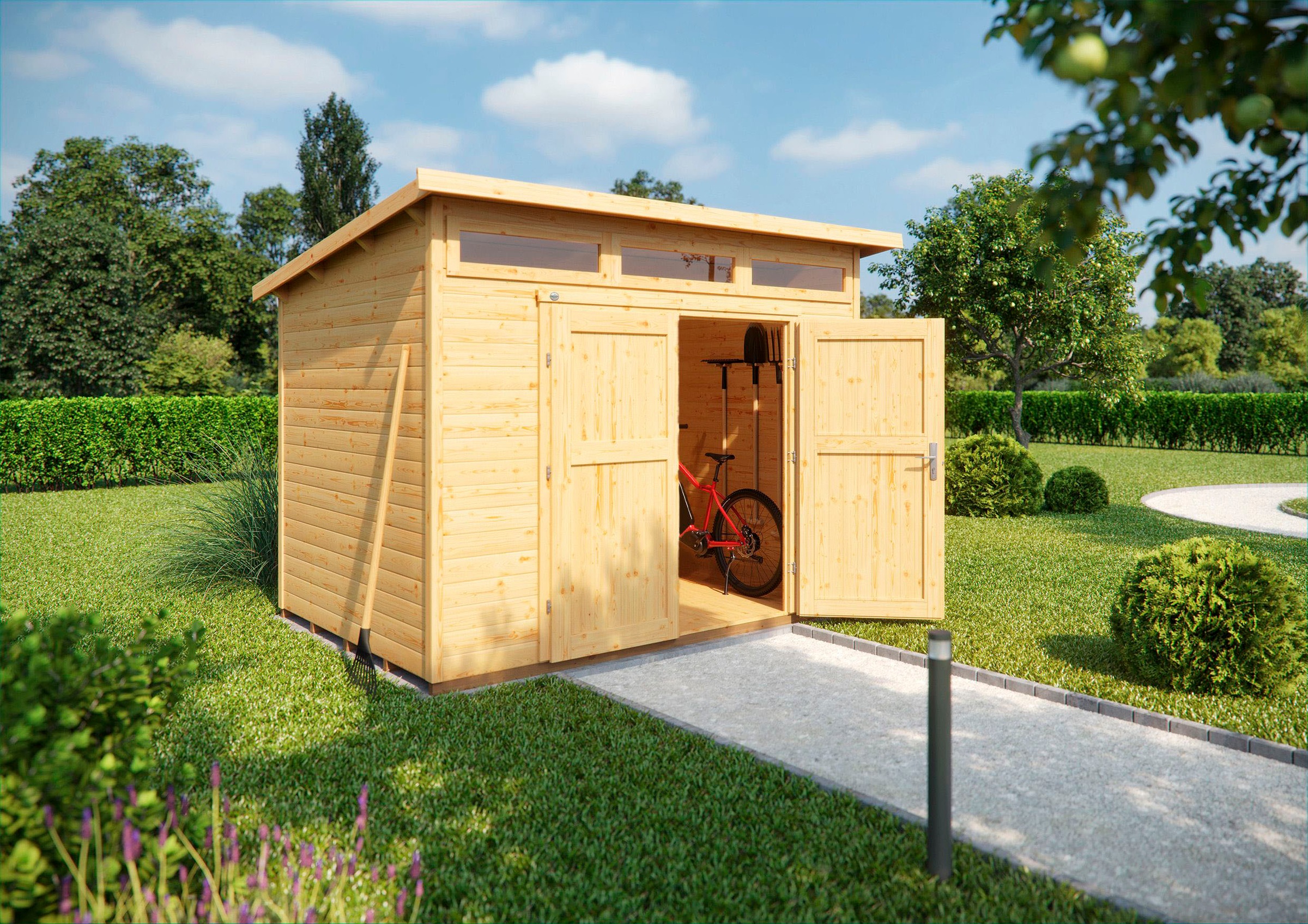weka Gartenhaus »264 Gr. 3, 21 mm, natur«