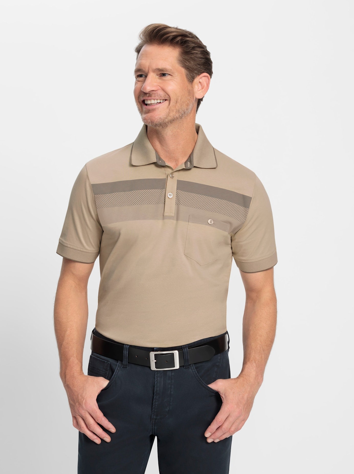 Marco Donati Poloshirt »Kurzarm-Poloshirt«, (1 tlg.)