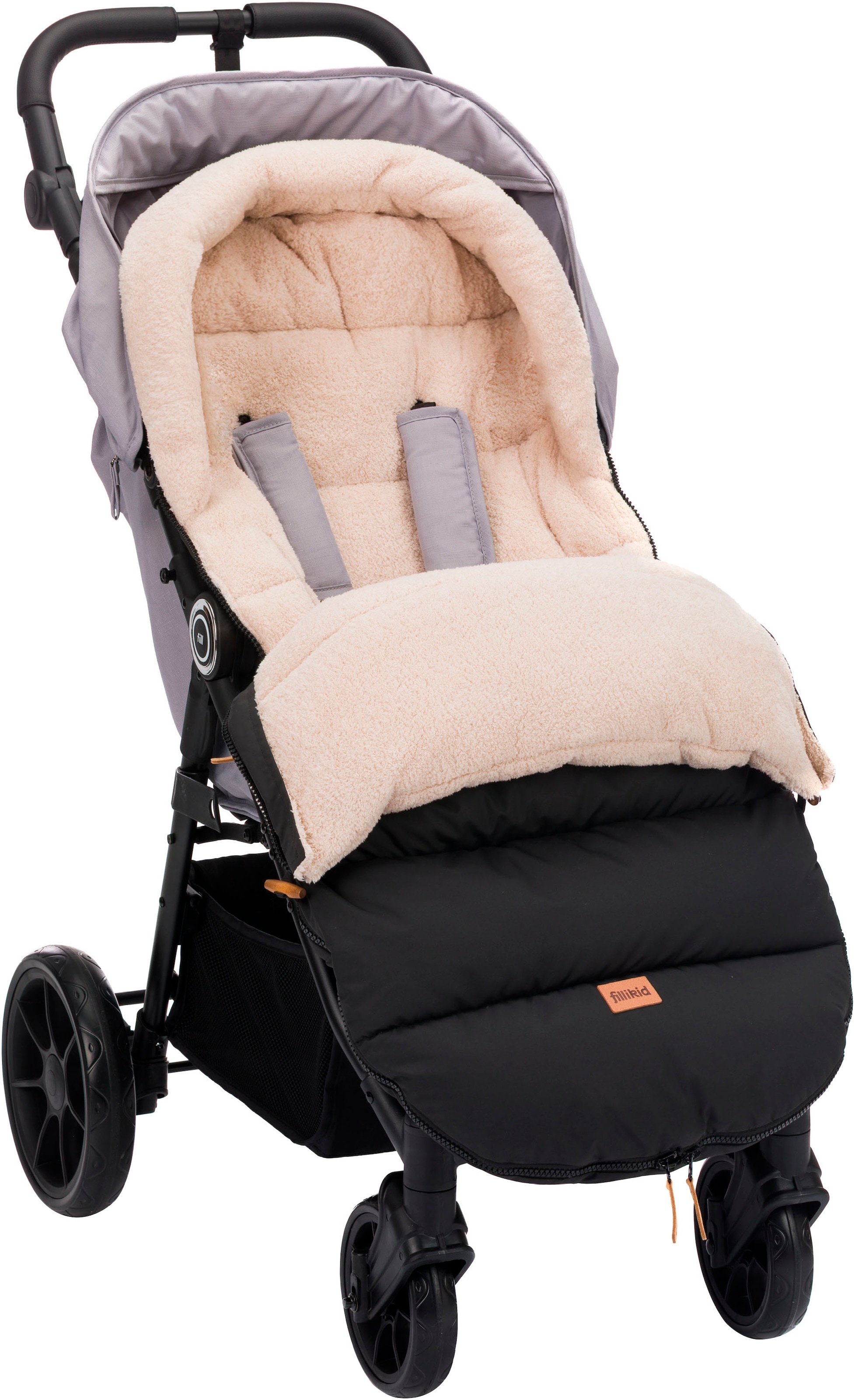 Fillikid Fußsack »Atlas, Winterfußsack«, mit Teddy-Plüsch