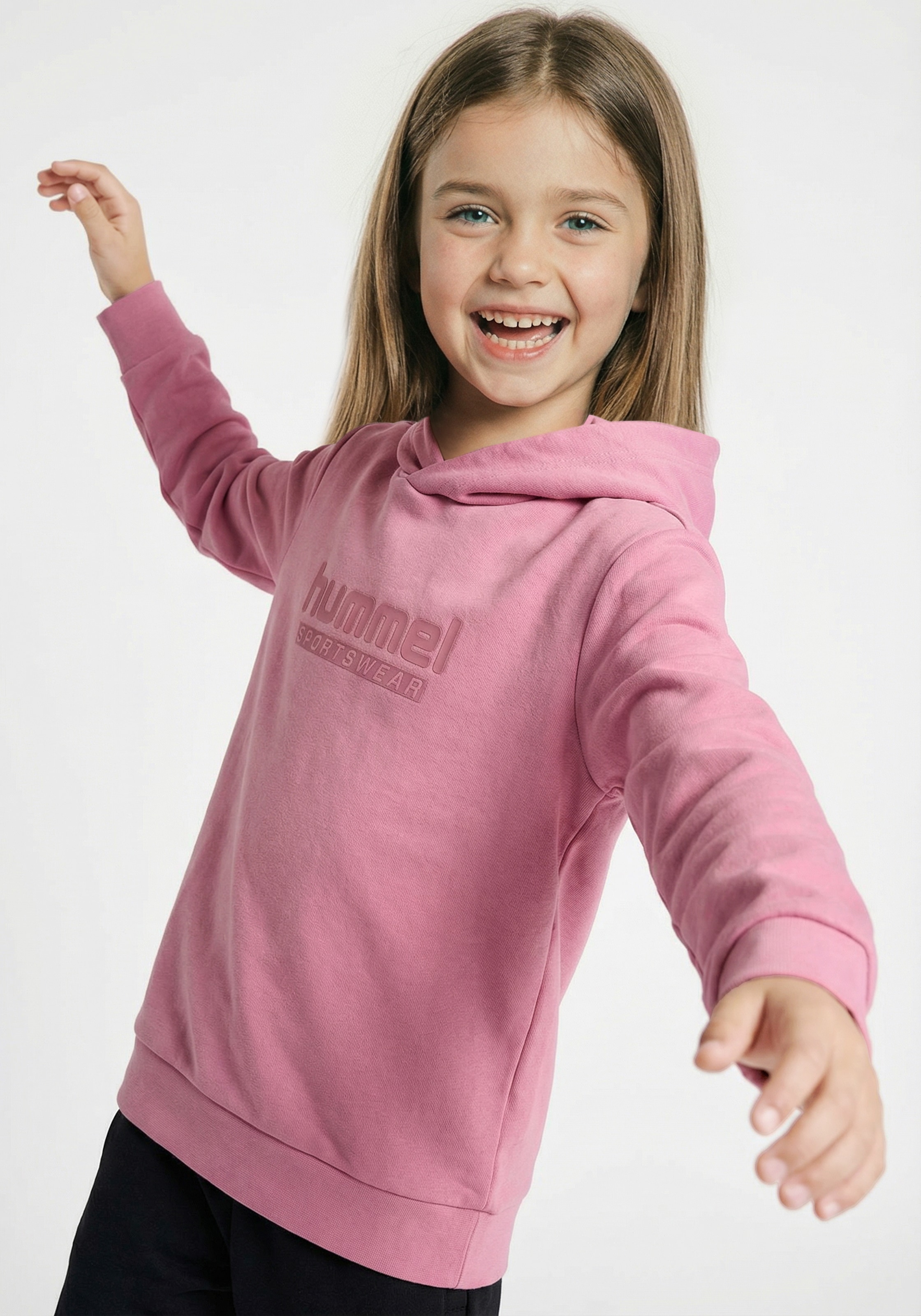 hummel Kapuzensweatshirt , mit Rundhalsausschnitt
