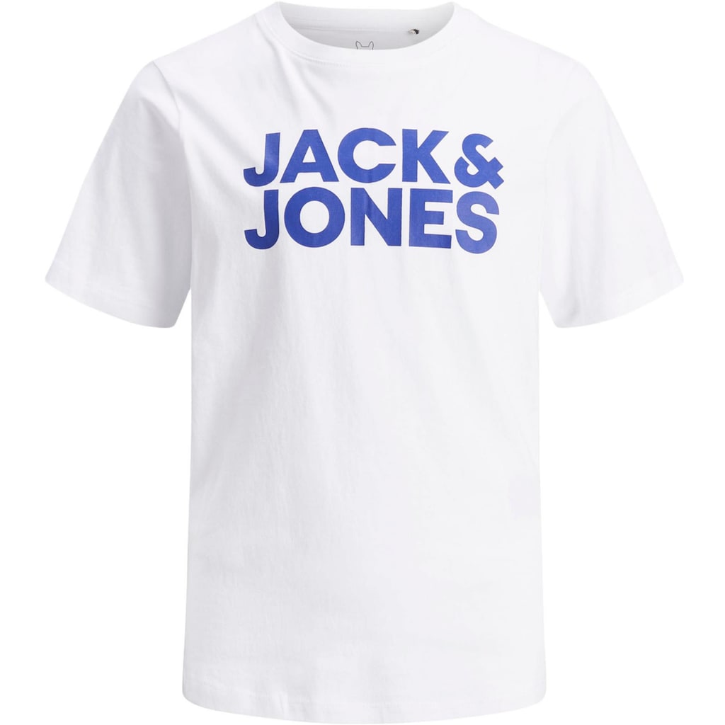 Jack & Jones Junior Rundhalsshirt »JJECORP LOGO TEE SS CREW NE 2PK NOOS JNR«