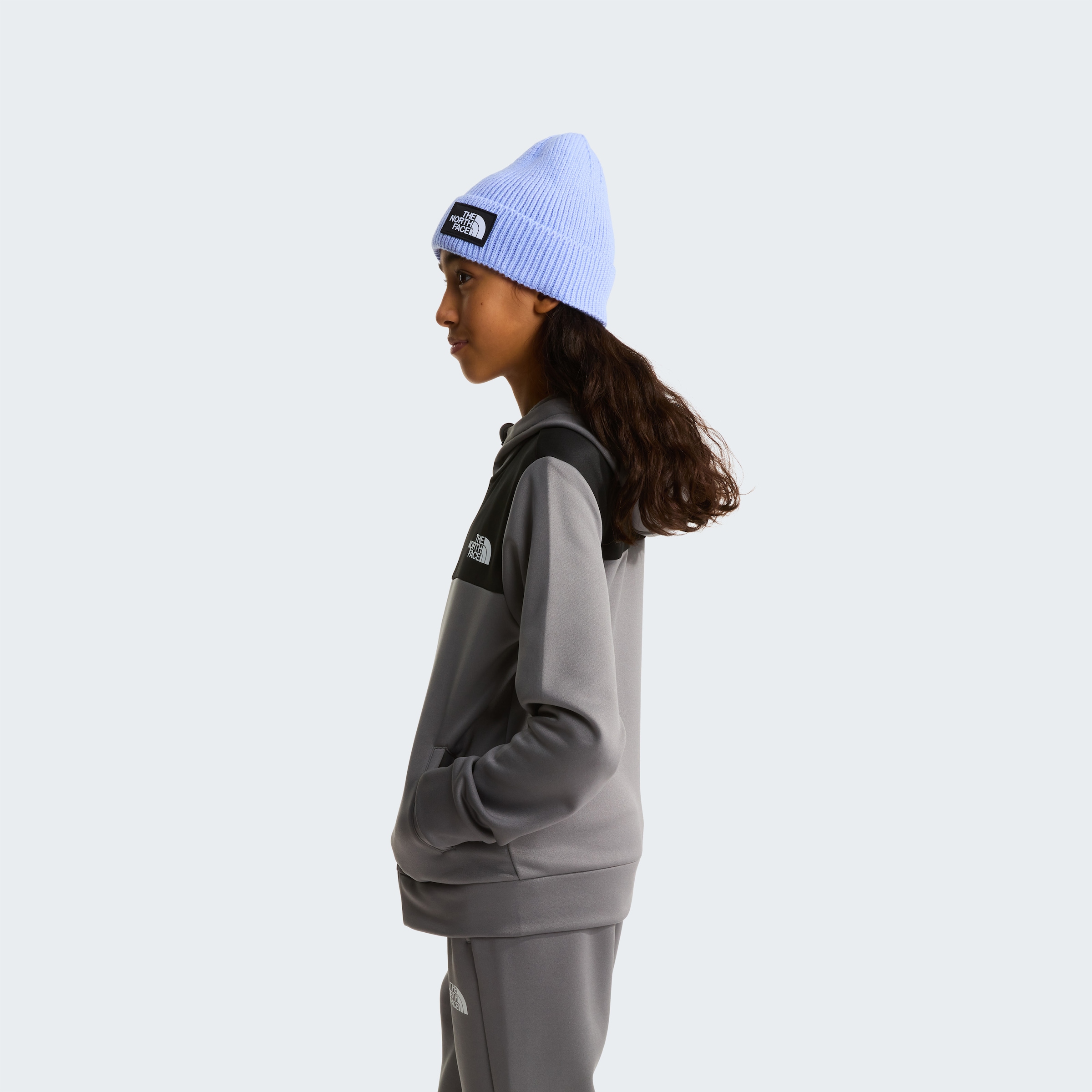 The North Face Fleecejacke »TEEN REAXION FZ HOODIE« für Jugendliche, sportlicher Stil, mit Reißverschluss