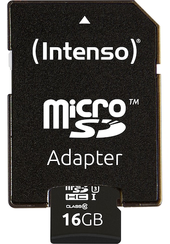 Intenso Speicherkarte »microSDHC UHS-I Professional + SD-Adapter« kaufen