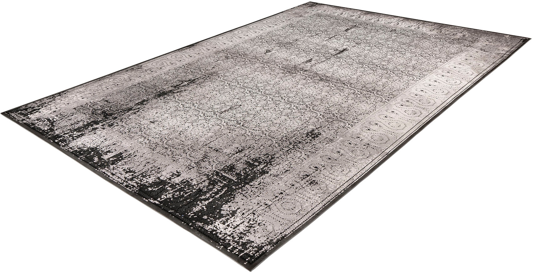 Obsession Teppich »My Eden of Obsession 200« rechteckig 10 mm Höhe Kurzflor, mit Bordüre, besonders hohe Knotendichte