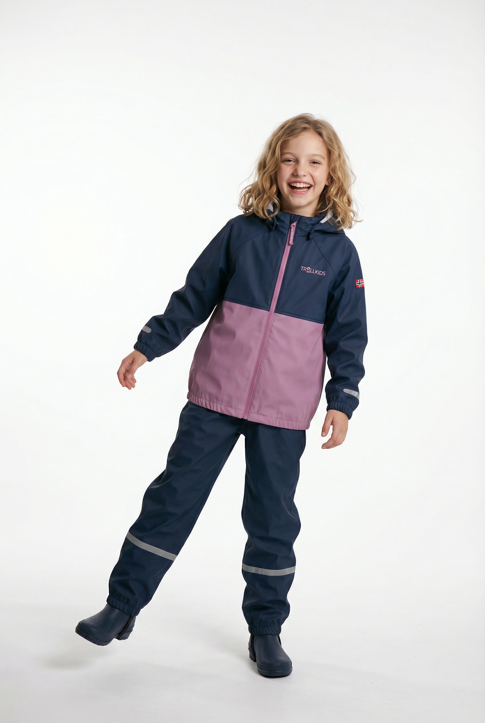TROLLKIDS Regen- und Matschhose »KIDS ODDA RAIN SET XT«  für Kinder und Jugendliche, sportlicher Stil