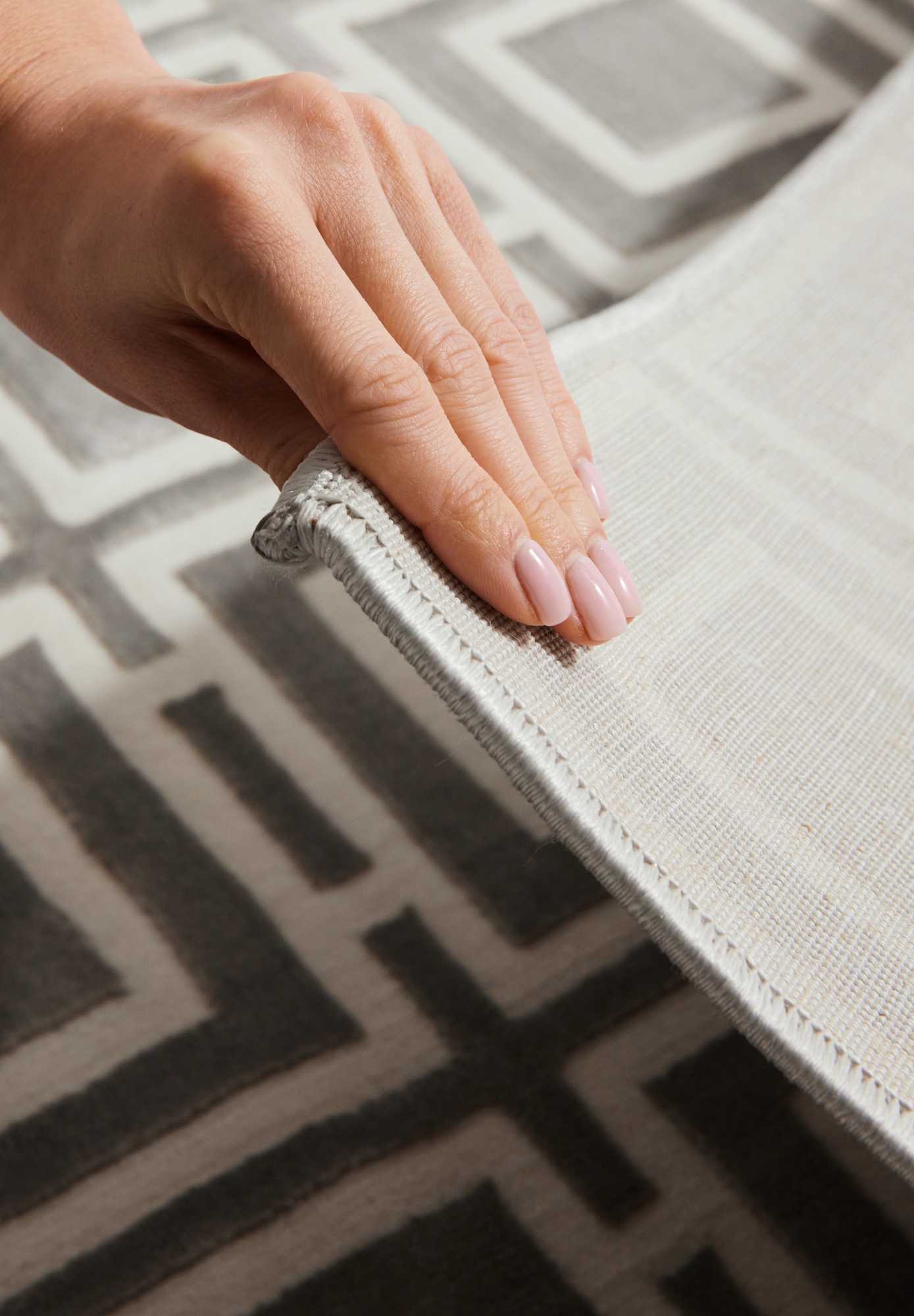 ELLE DECORATION Designteppich »Howlite«, rechteckig, 9 mm Höhe, Wohnzimmer, Schlafzimmer, Läufer, Hoch-Tief Effekt, Flur, Glanz
