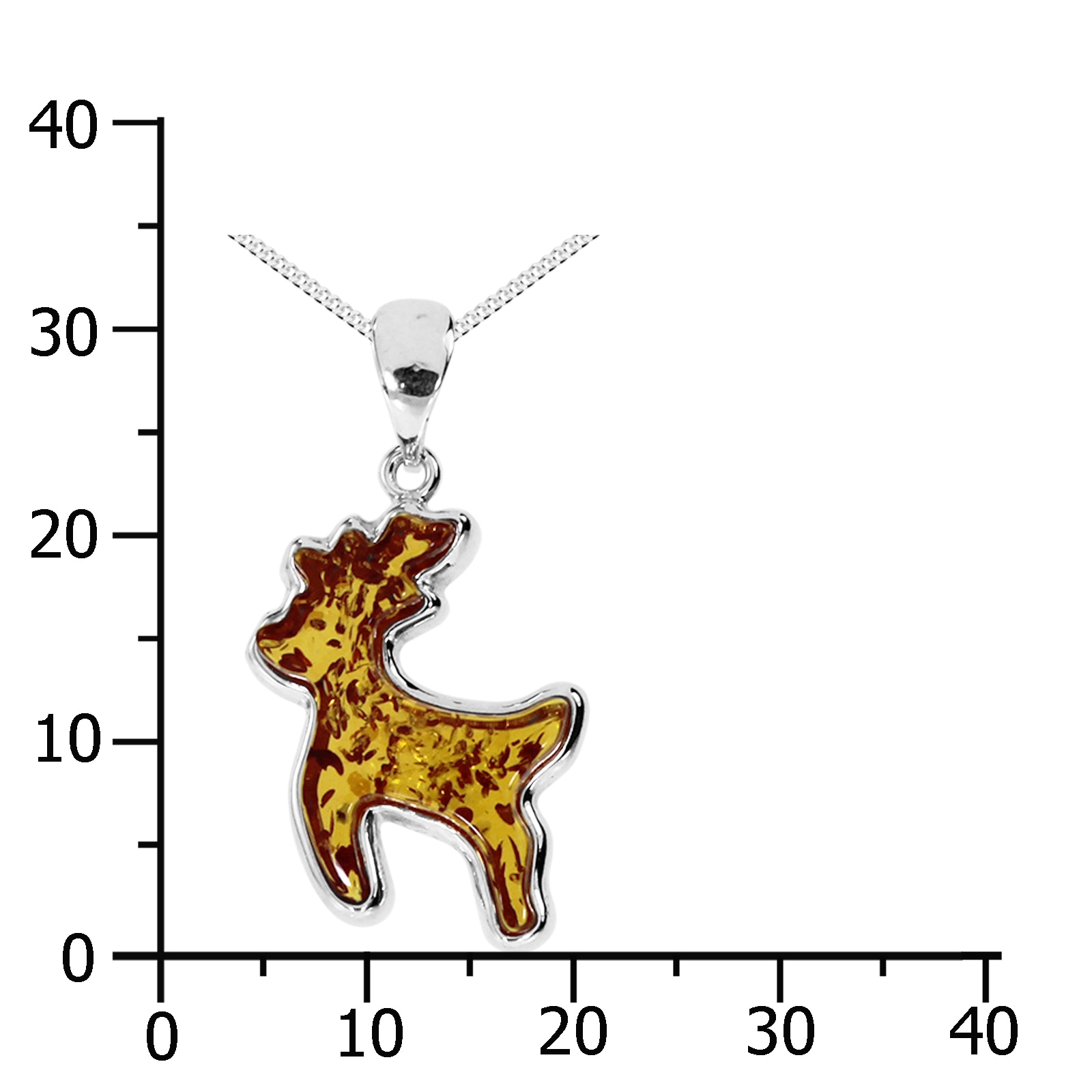 OSTSEE-SCHMUCK Kette mit Anhänger »Ostsee-Schmuck Kette mit Anhänger Hirsch«