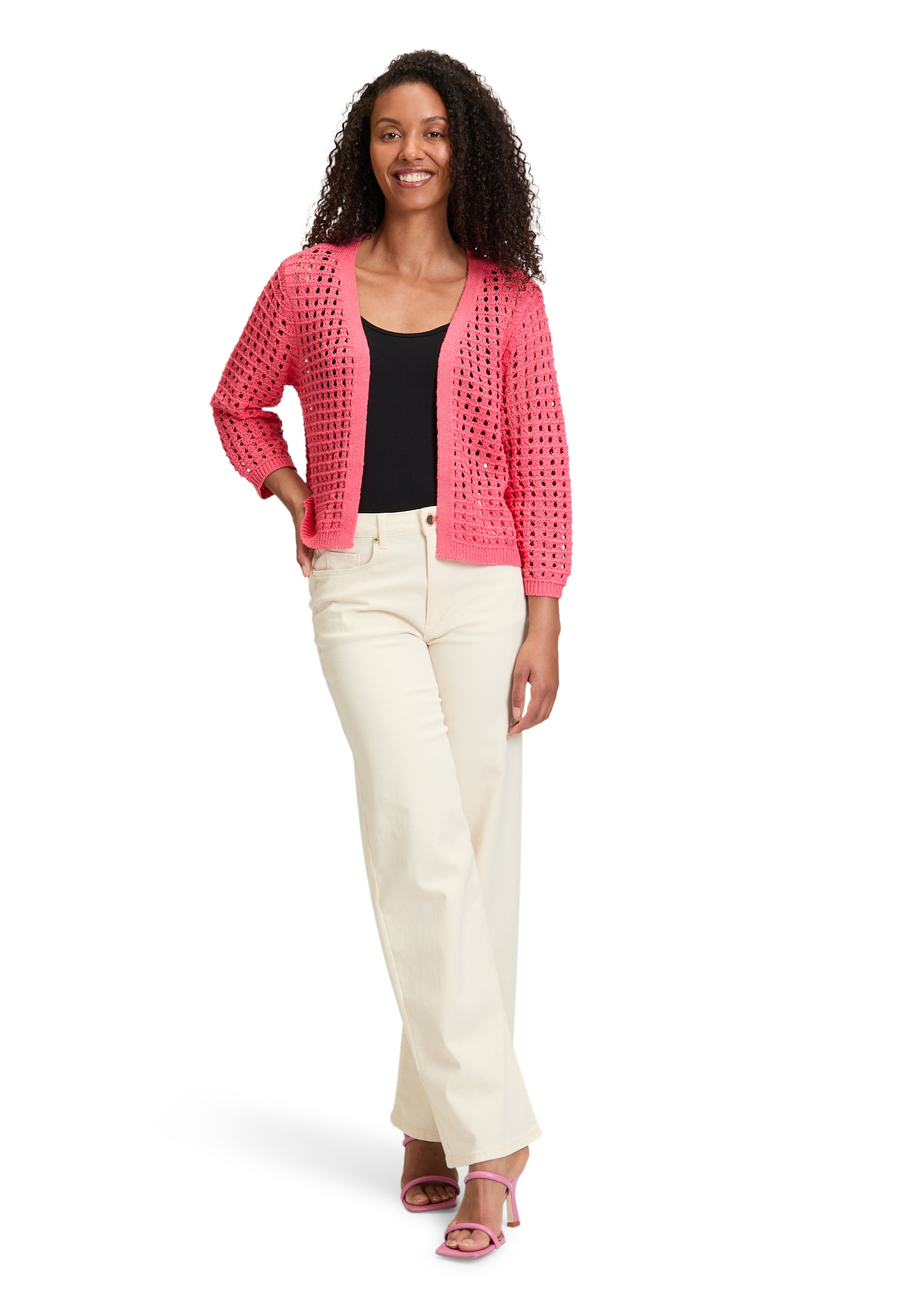 Betty Barclay Strickjacke »Casual-Strickjacke mit Effektgarn«