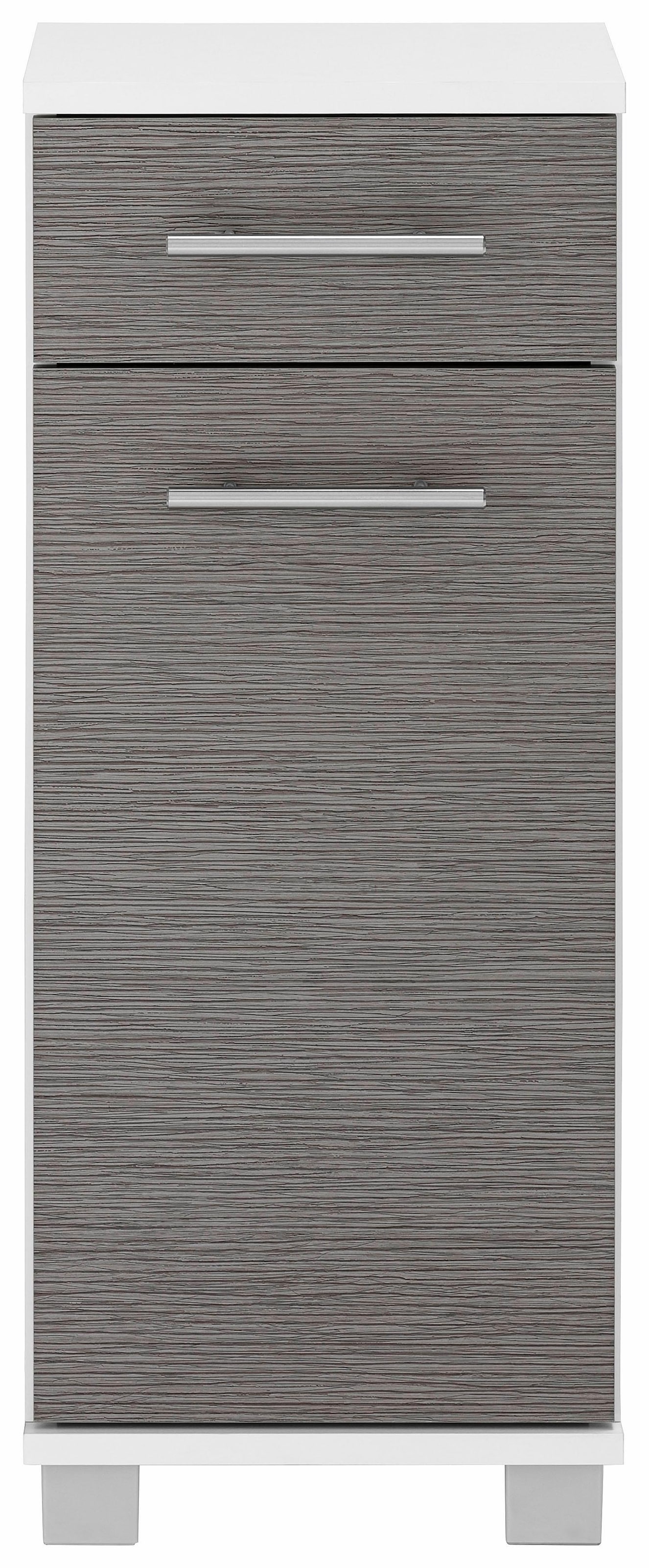 welltime Seitenschrank »Emmi, Breite 30 cm«, Wechselbarer Türanschlag, Metallbeschläge