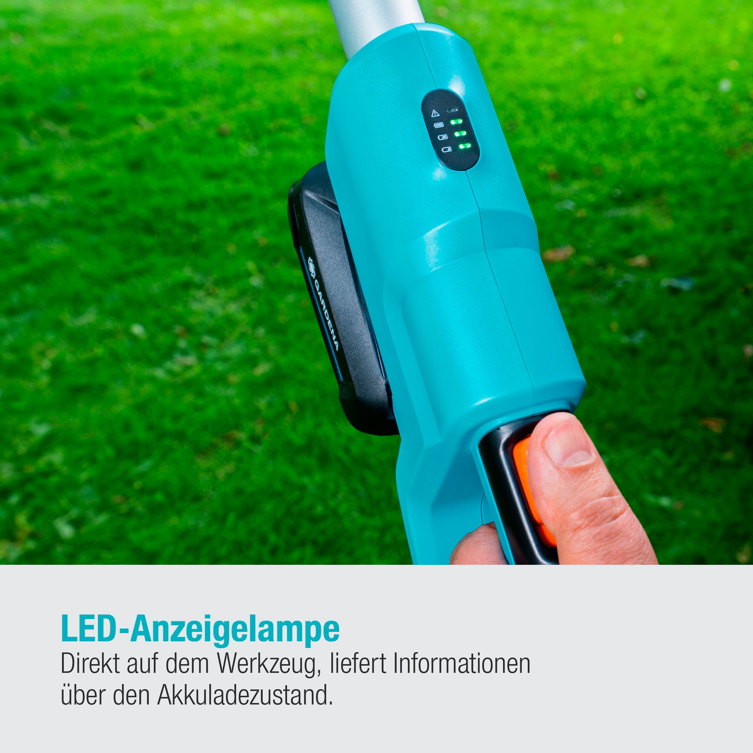 GARDENA Akku-Hochentaster »TCS 20/18 V P4A Ready-To-Use-Set«, (mit Akku und Ladegerät)