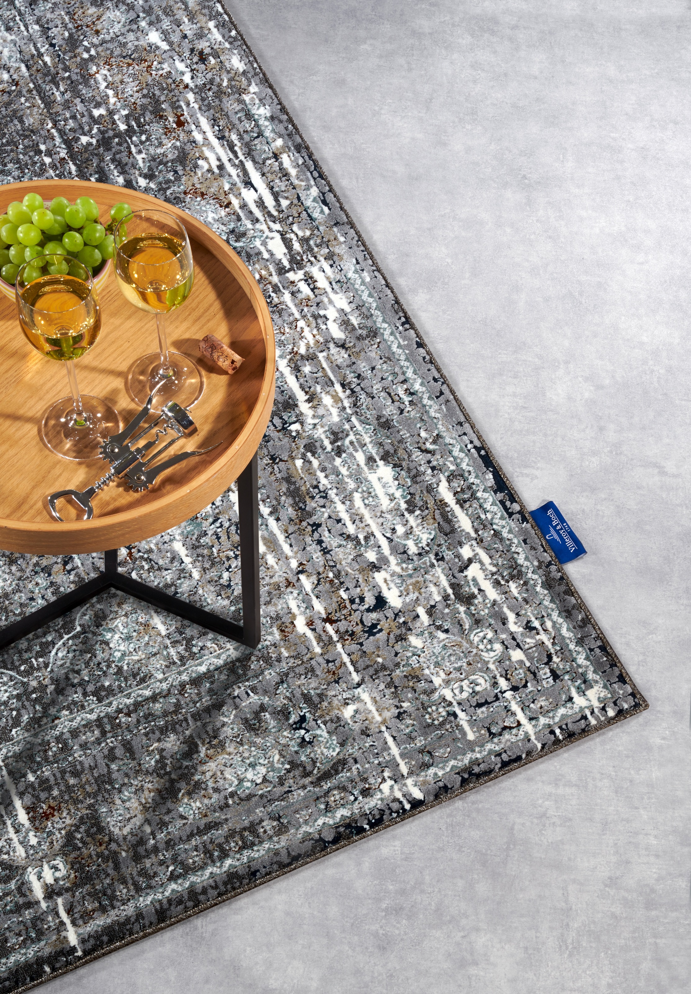 Villeroy & Boch Teppich »Dorothee«, rechteckig, 7 mm Höhe, Orient, Vintage, Wohnzimmer, Schlafzimmer, Klassisch, Floral, Flur