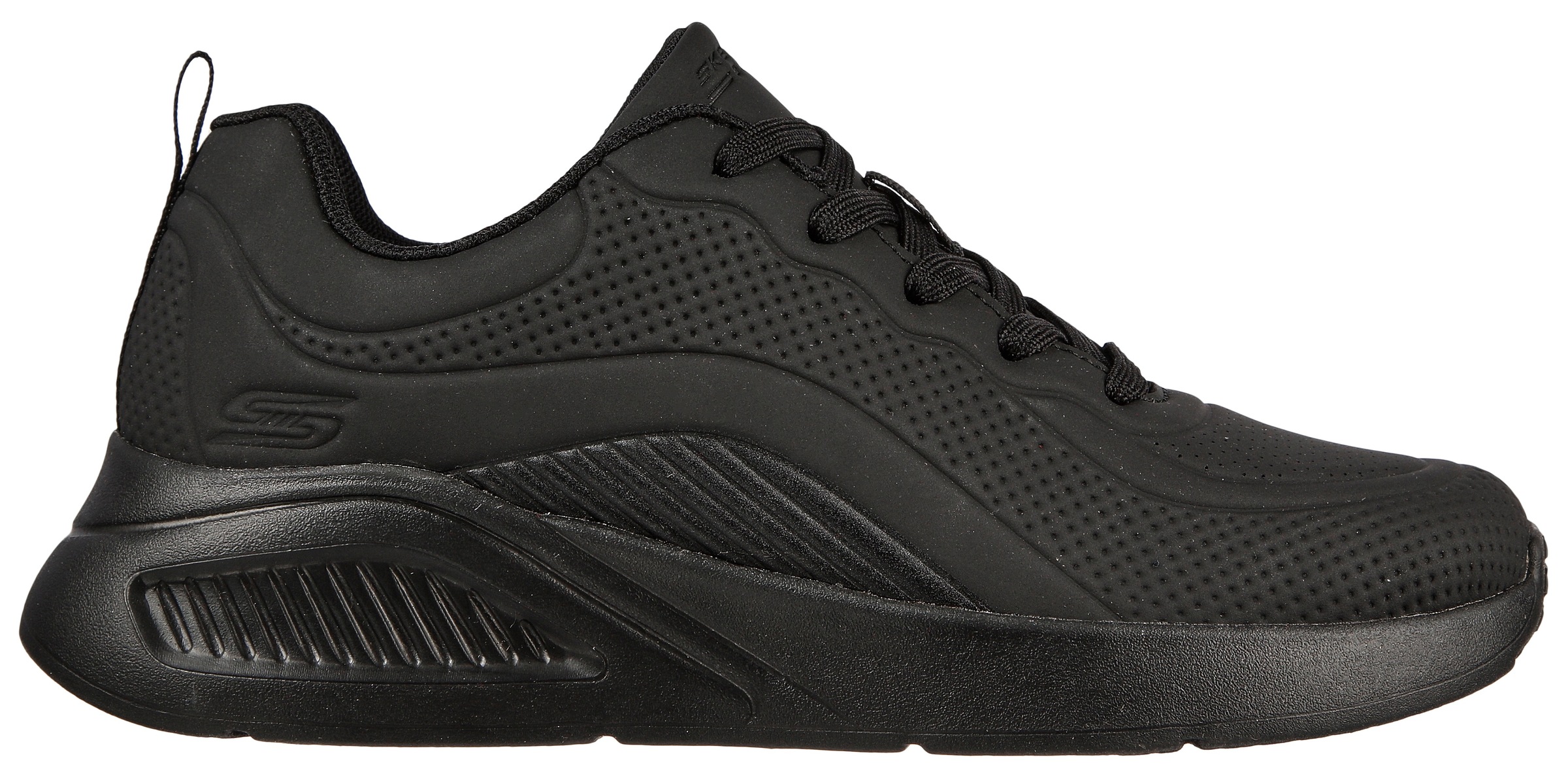 Skechers Sneaker »BOBS BUNO«, Freizeitschuh, Halbschuh, Schnürschuh im schlichten Monochrome Look