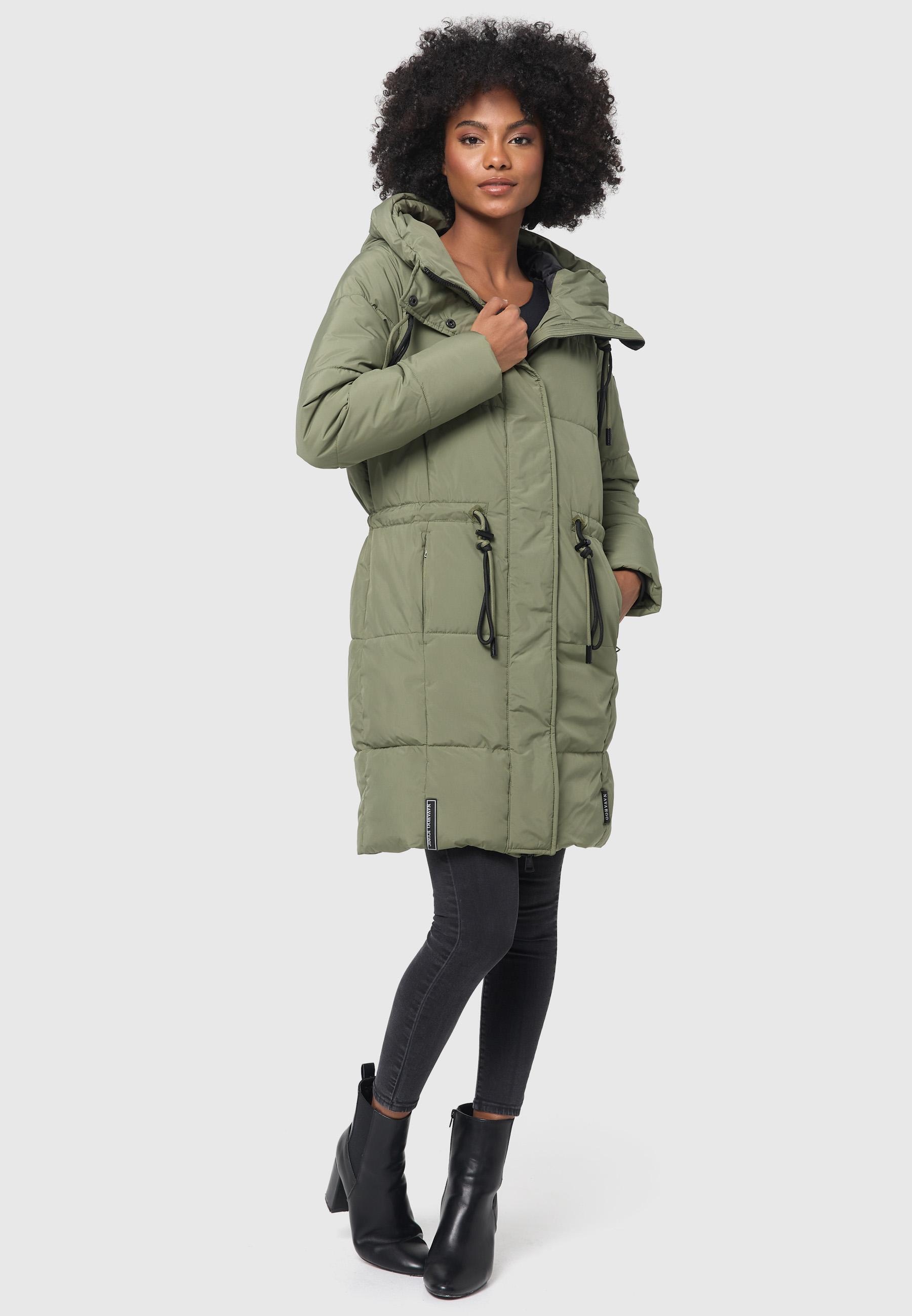 Navahoo Steppmantel »Steppmantel Zuckertatze XIV«, Stylischer Winterparka mit verstellbarer Kapuze