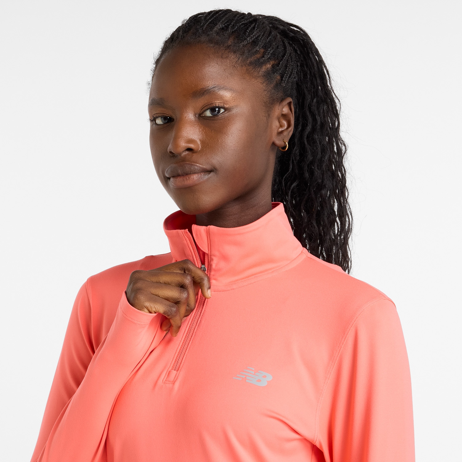 New Balance Laufshirt »Sport Essentials Space Dye Quarter Zip«