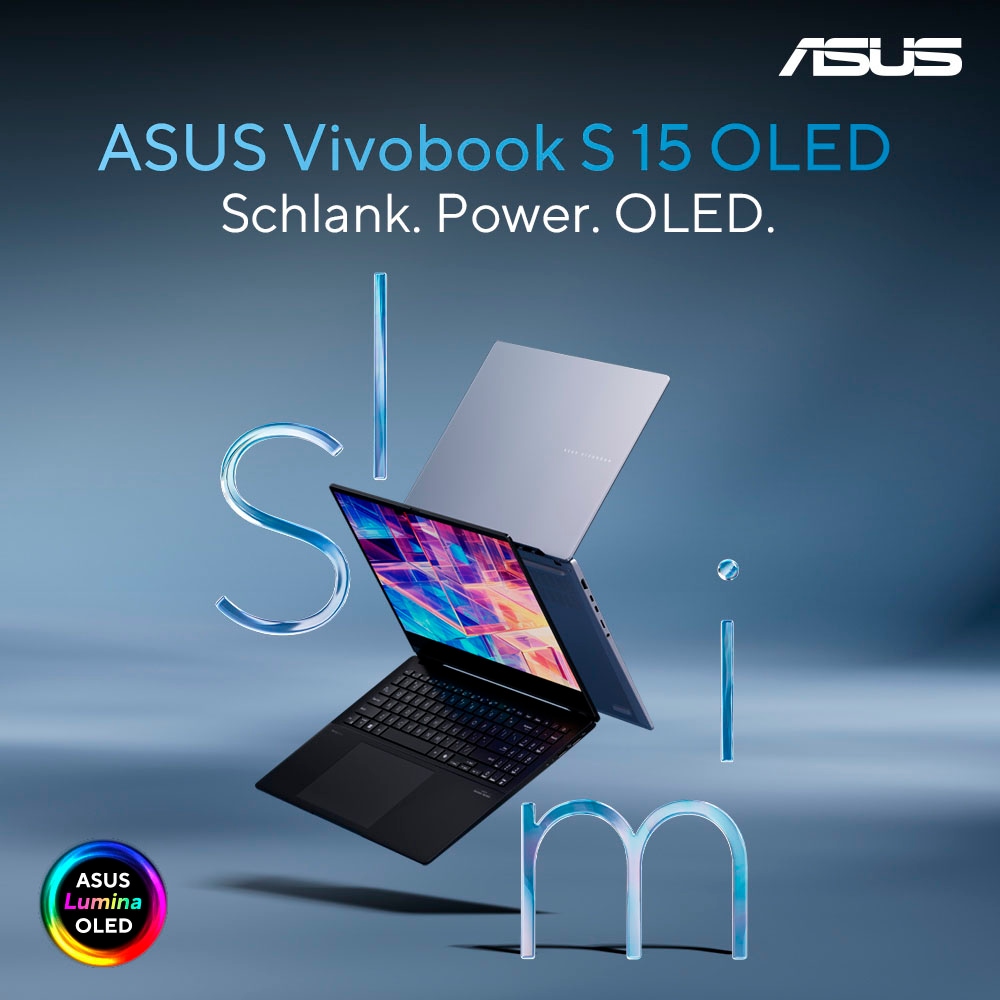 Asus Notebook »Vivobook S 15 OLED S5506MA-MA038W«, 39,6 cm, / 15,6 Zoll, Intel, Ultra 7, ARC, 1000 GB SSD