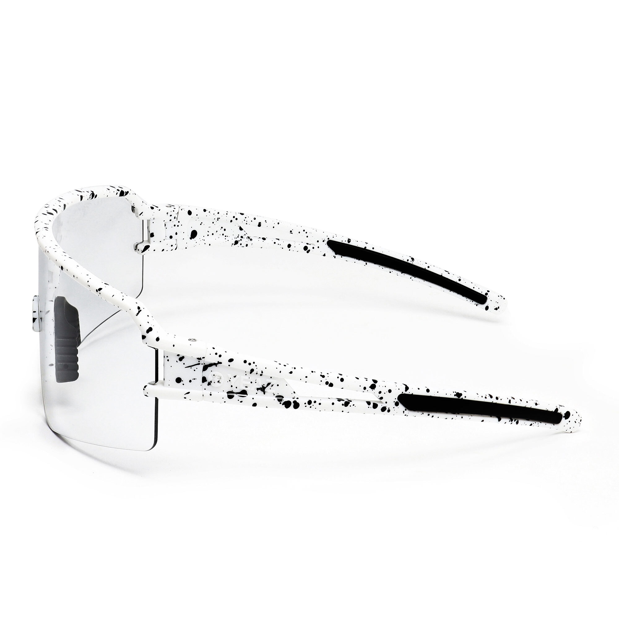 YEAZ Sportbrille »Sport-Sonnenbrille weiß/transparent SUNSPOT«