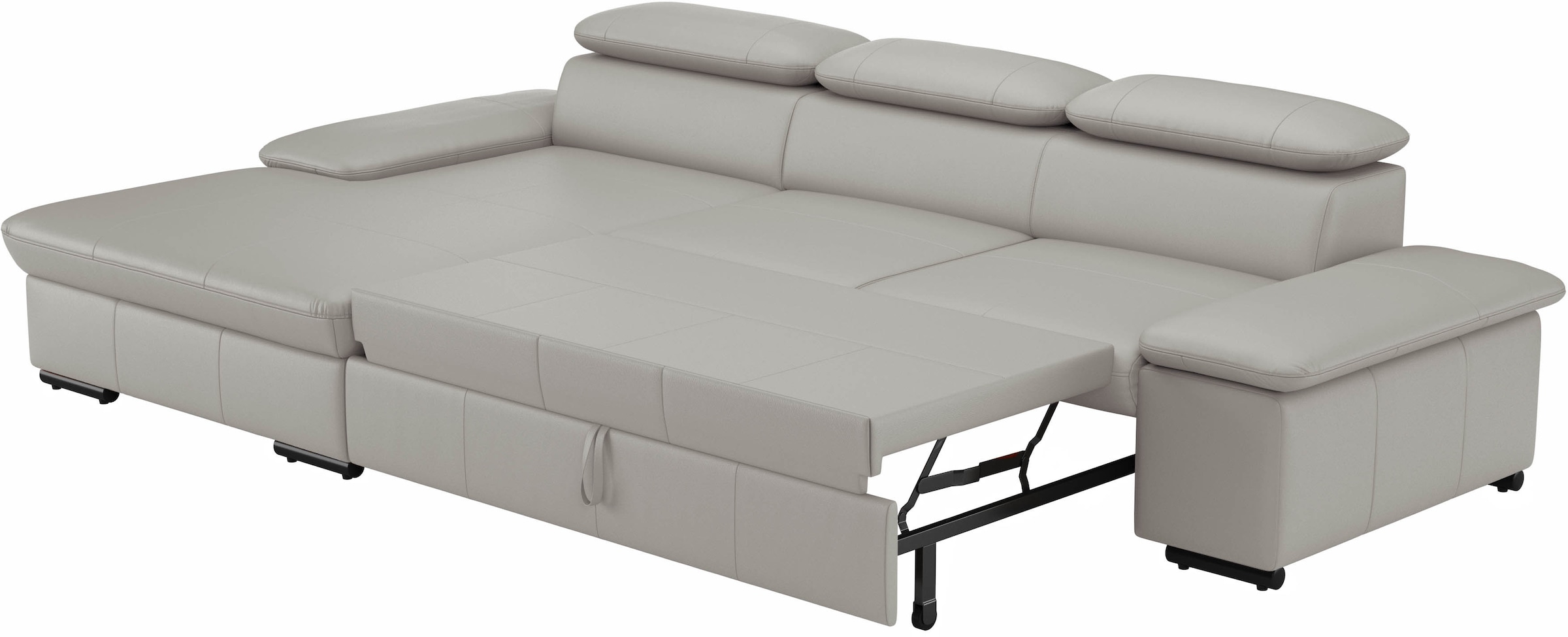 sit&more Ecksofa »Alcudia L-Form«, wahlweise mit Bettfunktion
