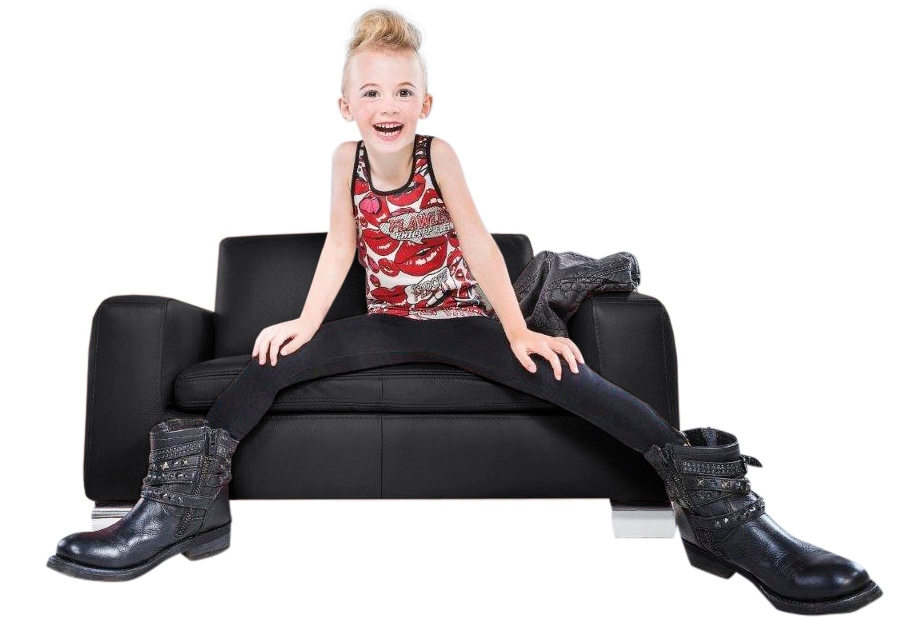 2-Sitzer »francesca mini«, Kindersofa mit Metallfuß, Breite 102 cm