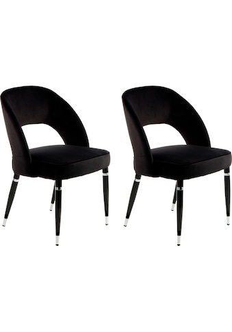 Kayoom Polsterstuhl »Stuhl Courtney 525«, 2 St., attraktive Aussparung in der Rückenlehne kaufen