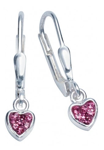 Firetti Paar Ohrhänger »Herzen, glänzend, massiv«, mit Zirkonia kaufen