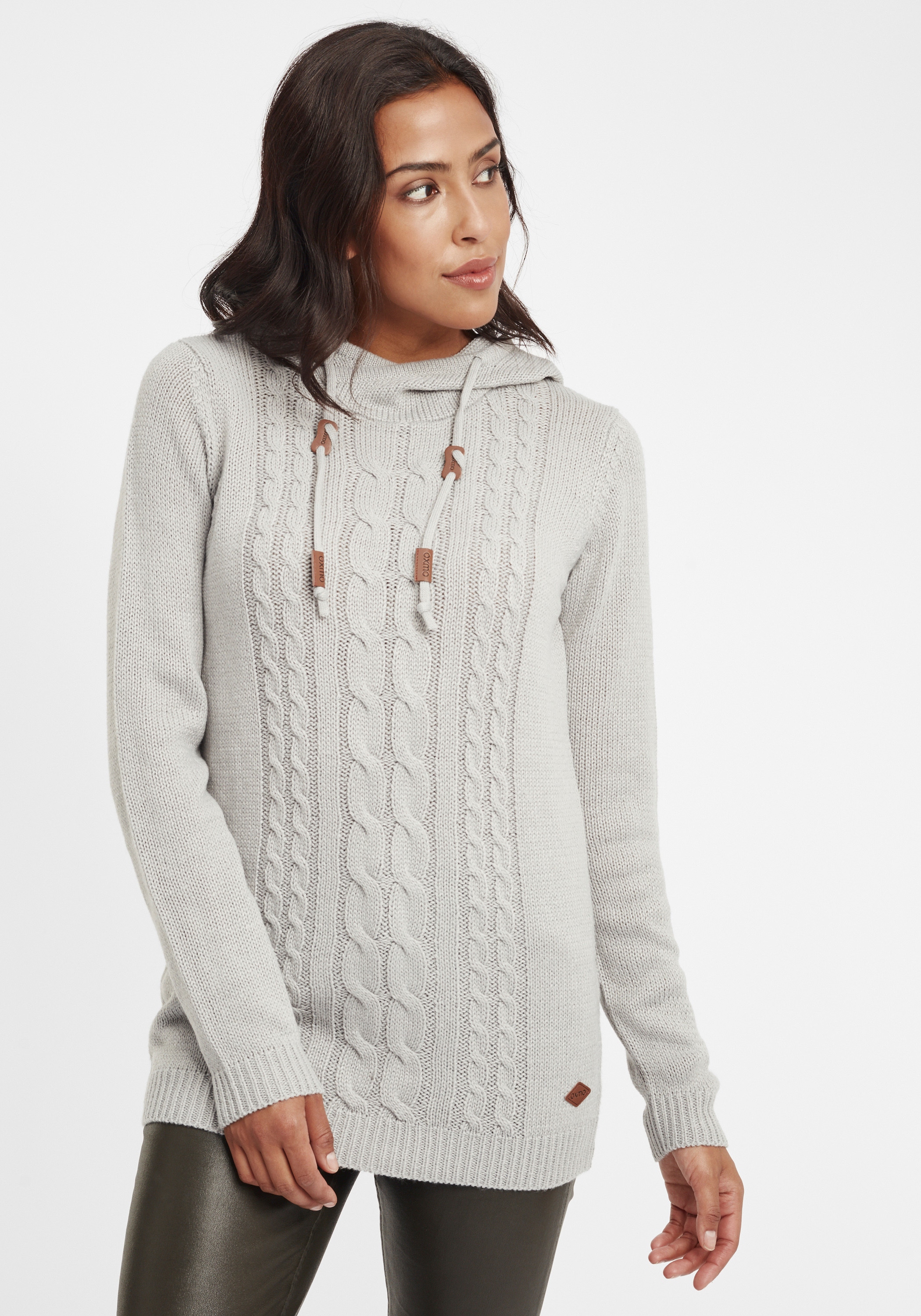 OXMO Strickjacke »Strickpullover OXCable«