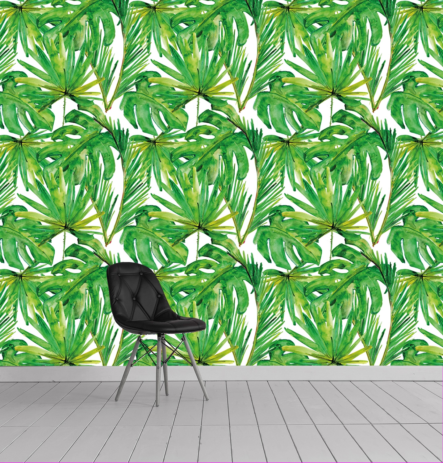 queence Vinyltapete »Henry« Motiv | bedruckt | botanisch | geblümt | gemustert | natürlich glatt 90x250cm, selbstklebend, kinderleichte Anbringung, , Sticker