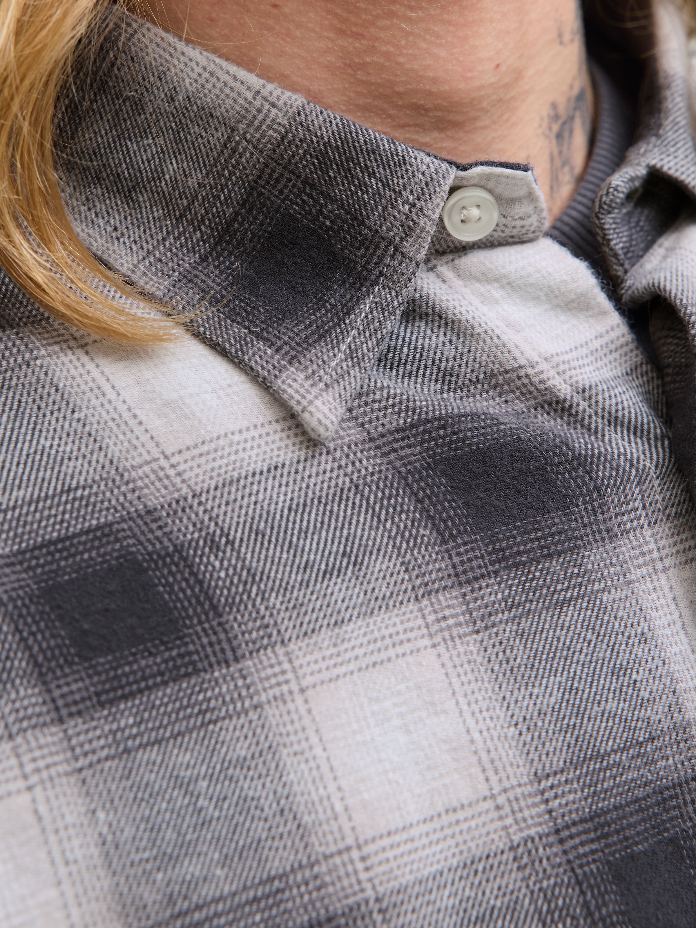 Jack & Jones Langarmhemd »JCOCOVER CHECKED FLANNEL SHIRT LS«