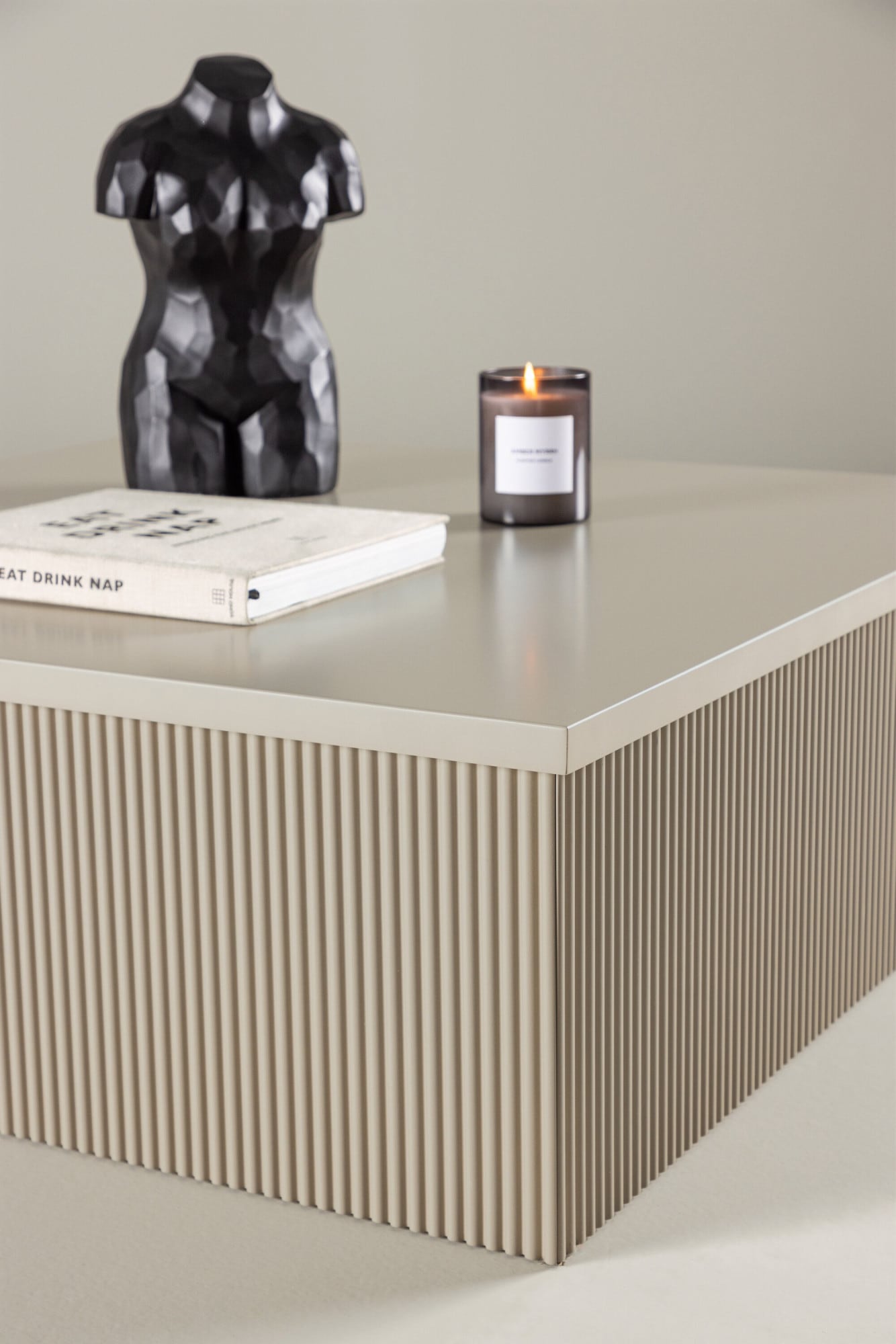 Venture Home Couchtisch »Lenox, quadratischer Lounge-Couchtisch, 90 × 90 cm« Sofatisch, MDF, quadratisch, niedrig, geräumig, einladend